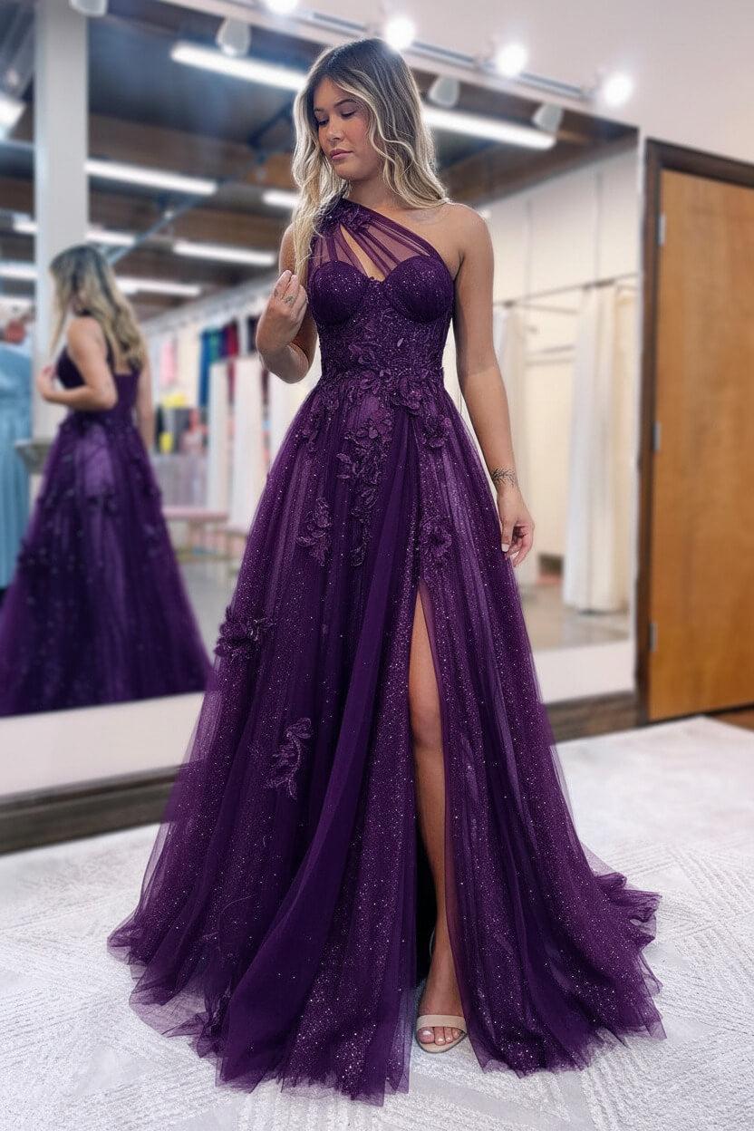 Elegant Black Evening Dress with Sheer Straps Beading and Slit