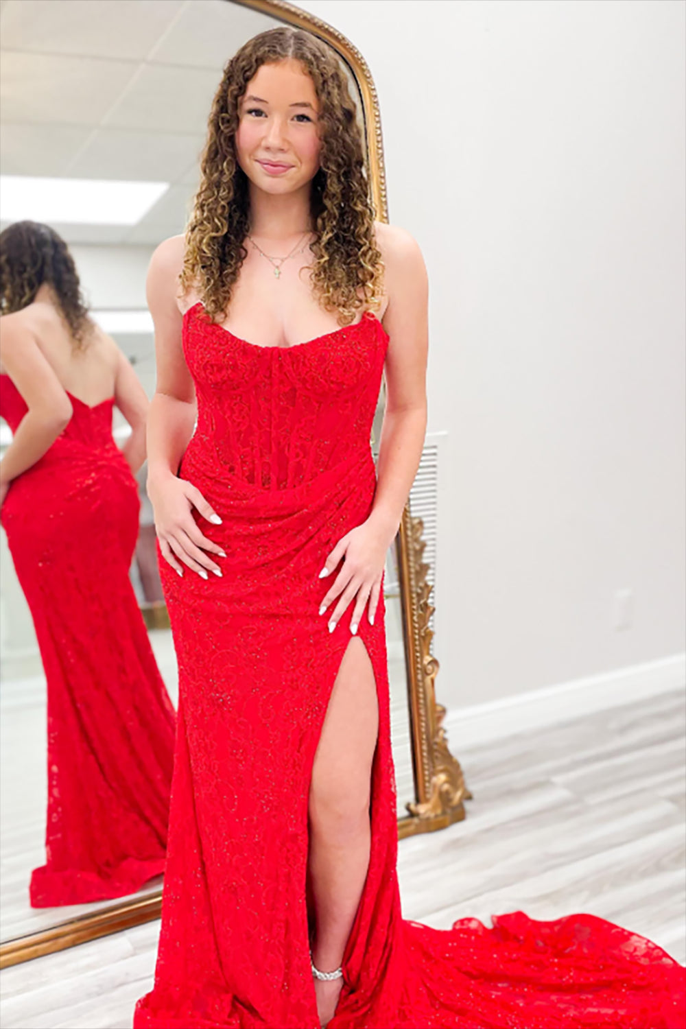 Dreamyannie Mermaid Black Prom Dress Strapless Corset Formal Dress With Appliques