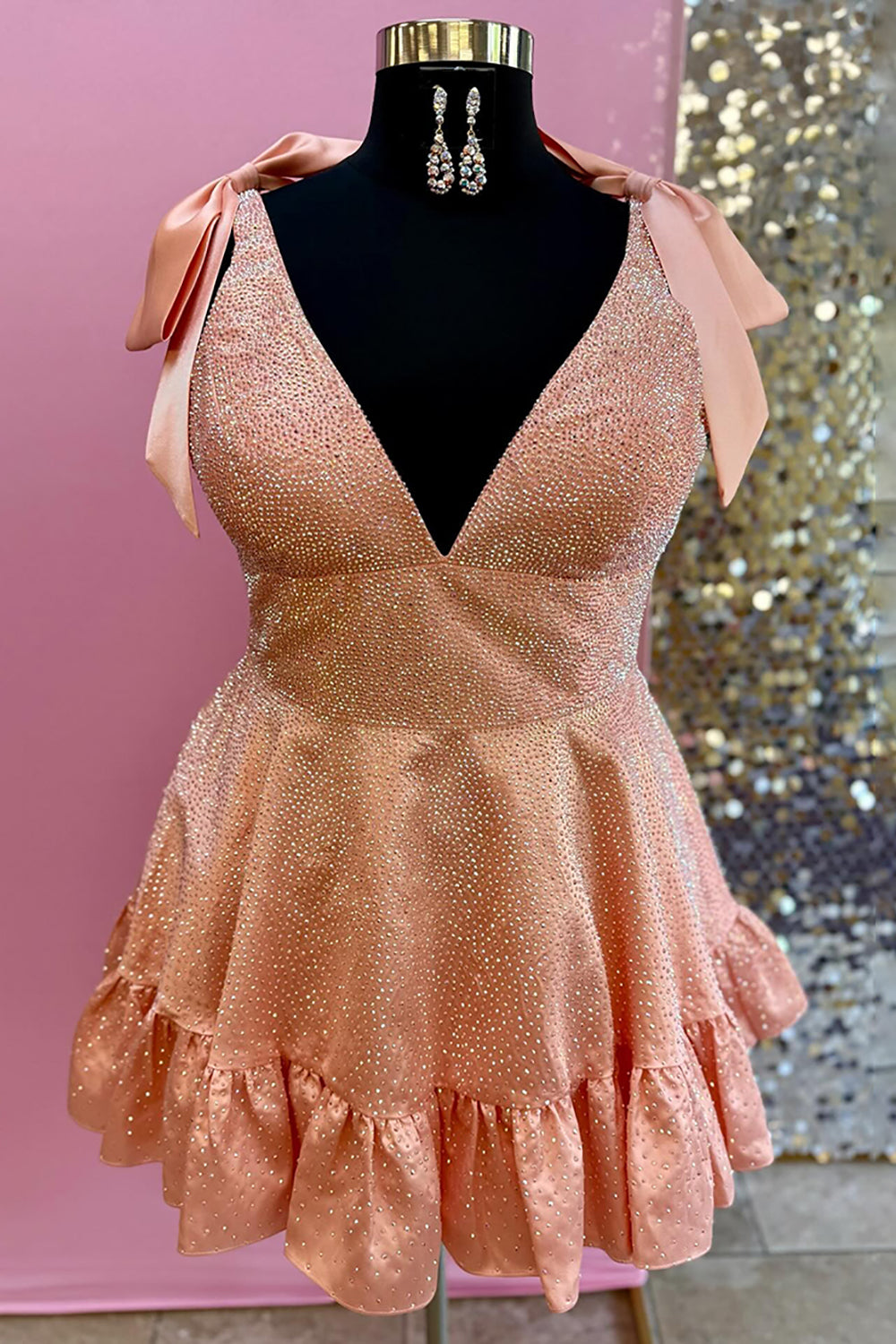 Dreamyannie Royal Blue A Line Homecoming Dresses Ruffled Short Cocktail Dresses With Beading