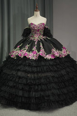 Elegant Detachable Sleeve Quinceanera Dress Classic Lace Up Sweet 16 Dress Ball Gown Dress