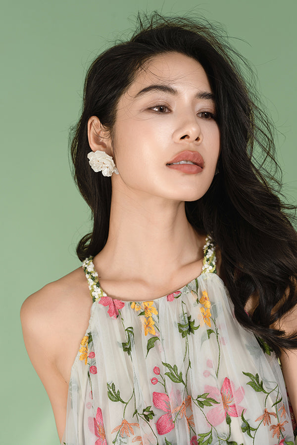 Floral Sleeveless Maxi Summer Holiday Dress