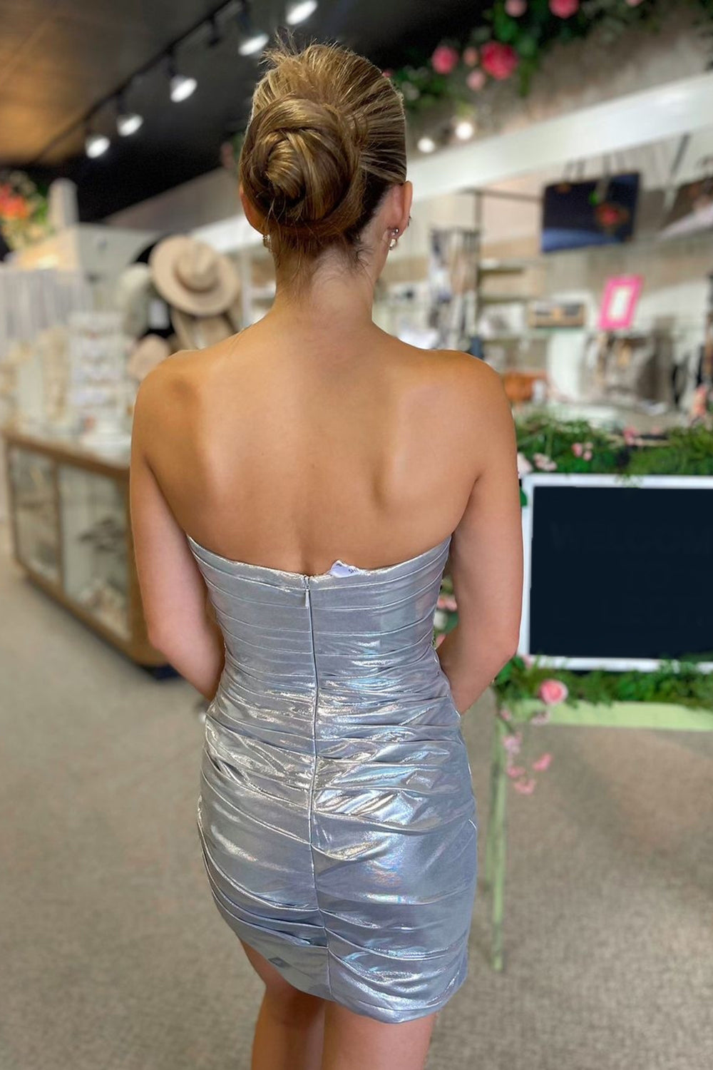 Golden Homecoming Dress Sequin Sweetheart Tight Short Cocktail Dresses