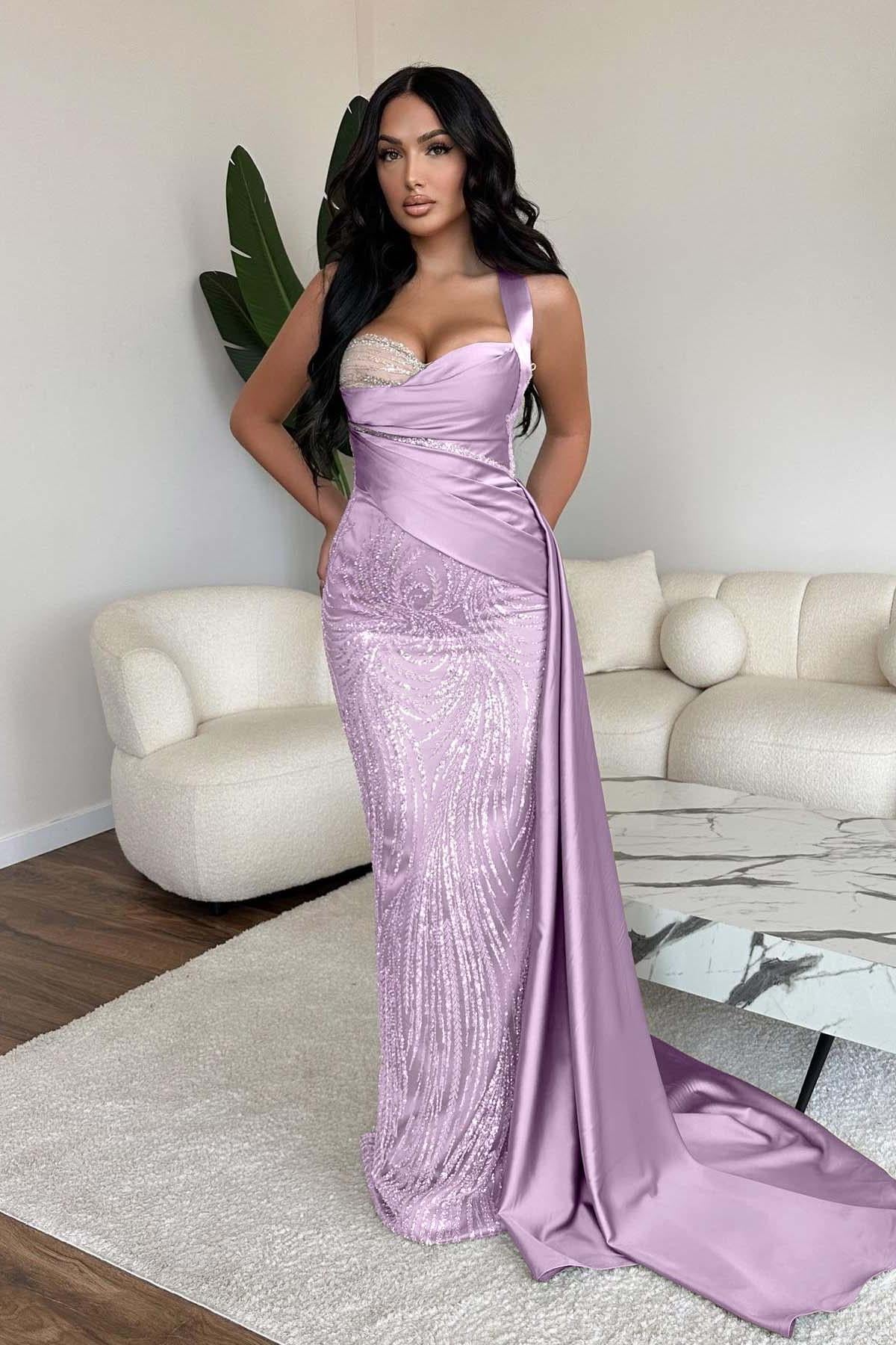 Green Mermaid Prom Dress Sweetheart Sequined Formal Dress