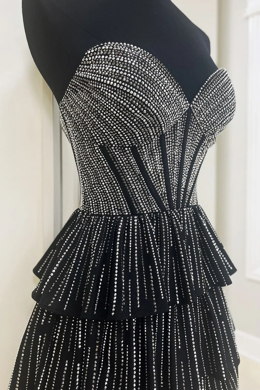 Grey Homecoming Dress Sweetheart Ruffled Short Prom Dress