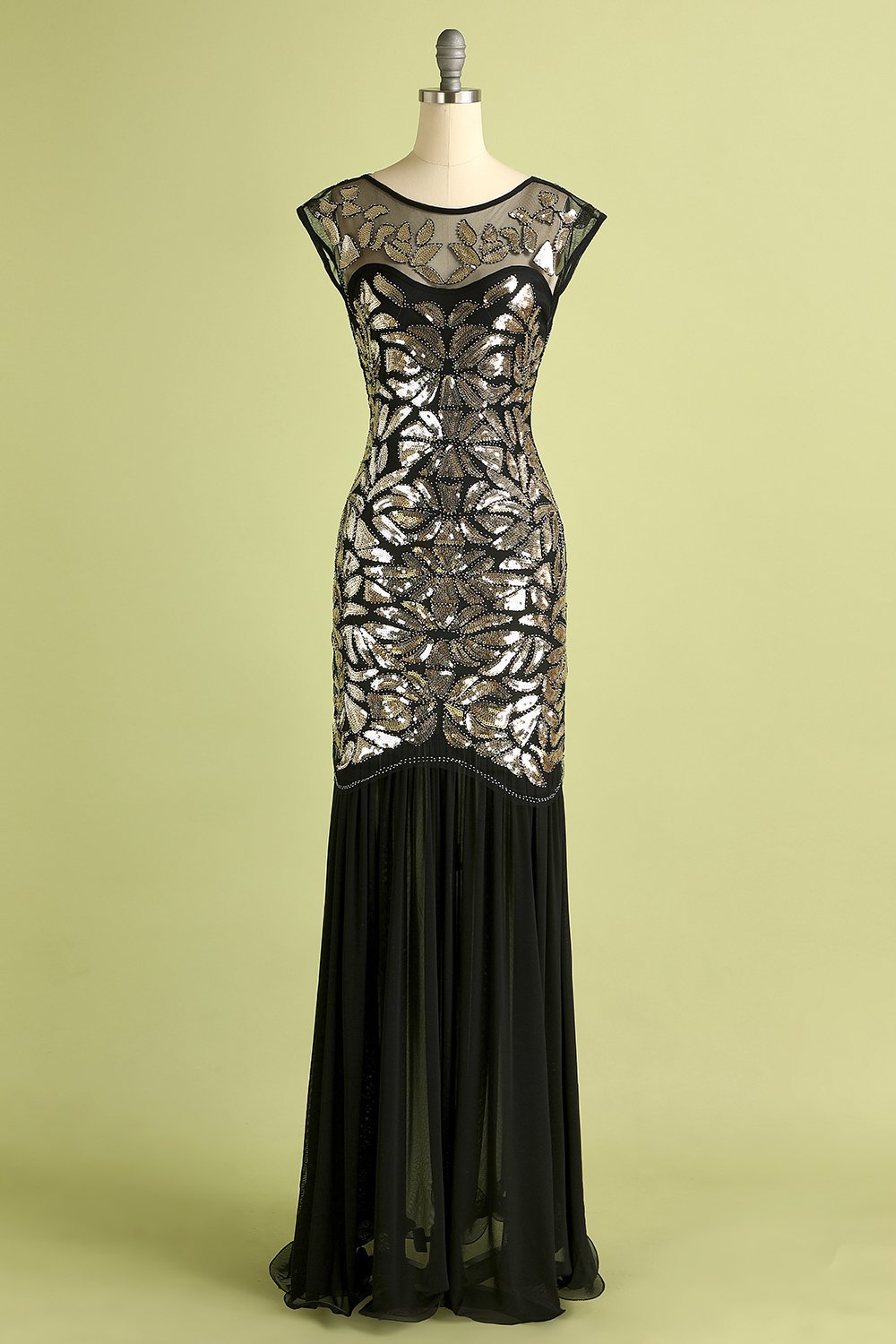 1920s Sequin Flapper Dress