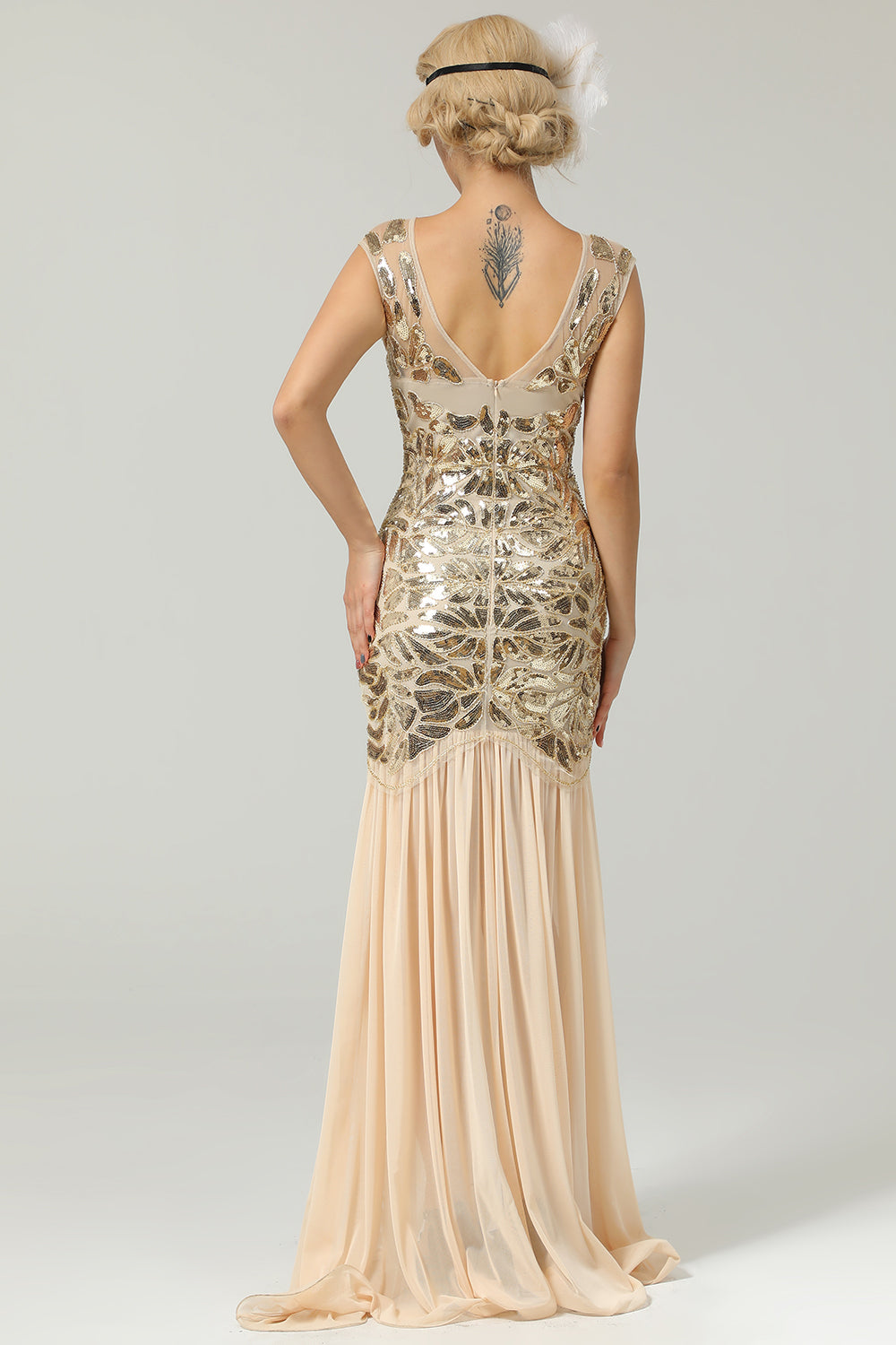 1920s Sequin Flapper Dress