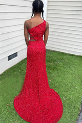 Lilac Prom Dress Sequined Cut Out Long Evening Dress