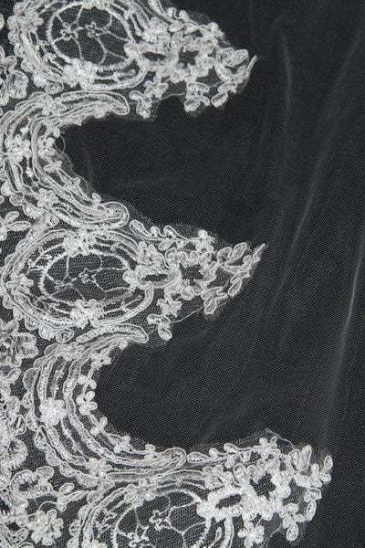 Long Lace Wedding Veil