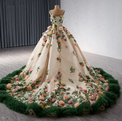 Luxury Bateau Neck Quinceanera Dress Ball Gown Sweet 16 Dress