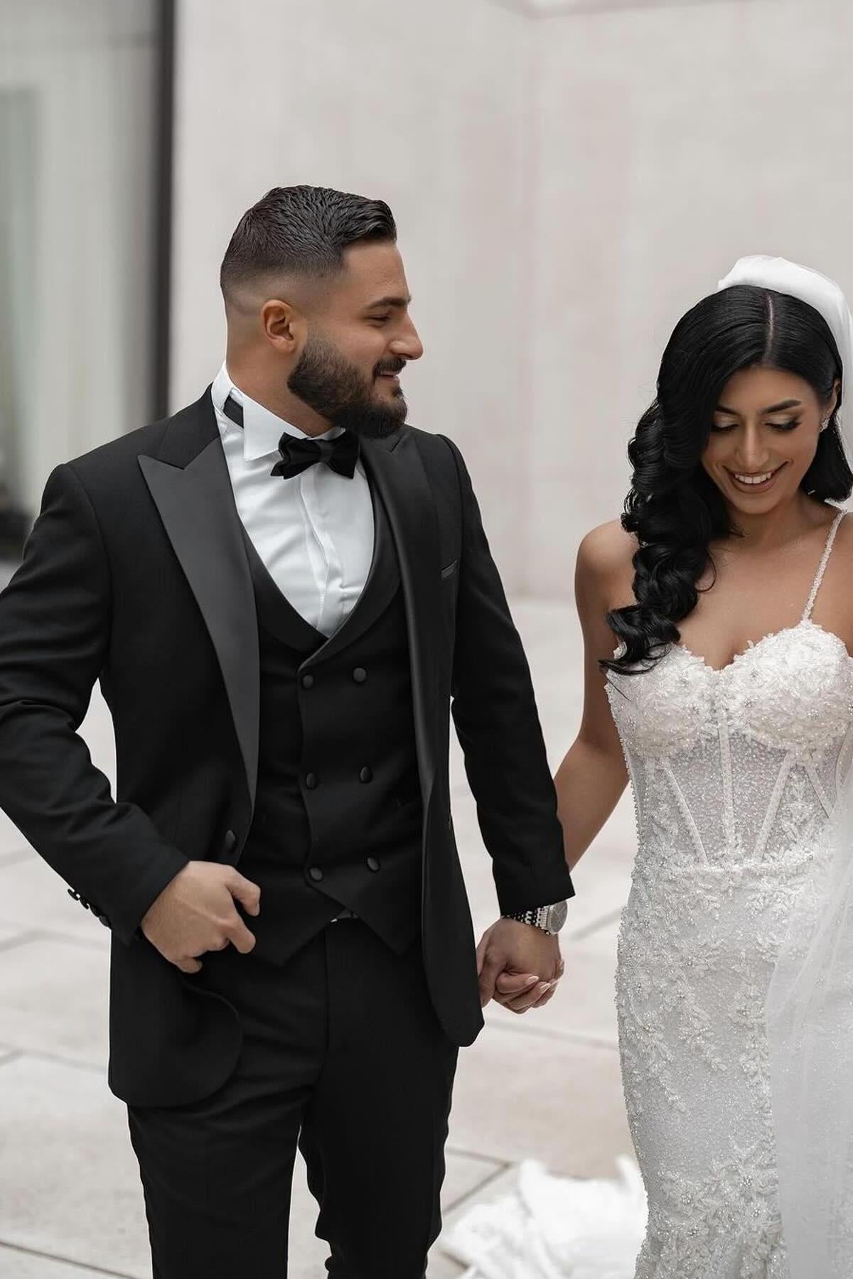 Mermaid Lace Spaghetti Straps Sleeveless White Wedding Dress Long Bridal Gown With Appliques