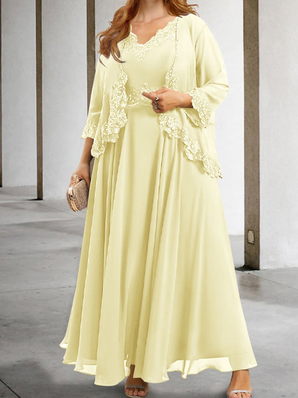 Mother of the Bride A Line Dresses Featuring Applique & Sequins