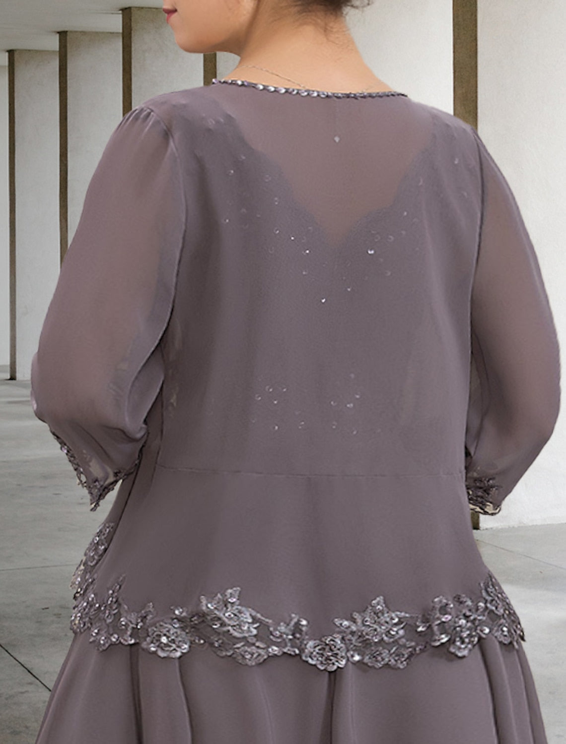 Mother of the Bride A Line Dresses Featuring Applique & Sequins