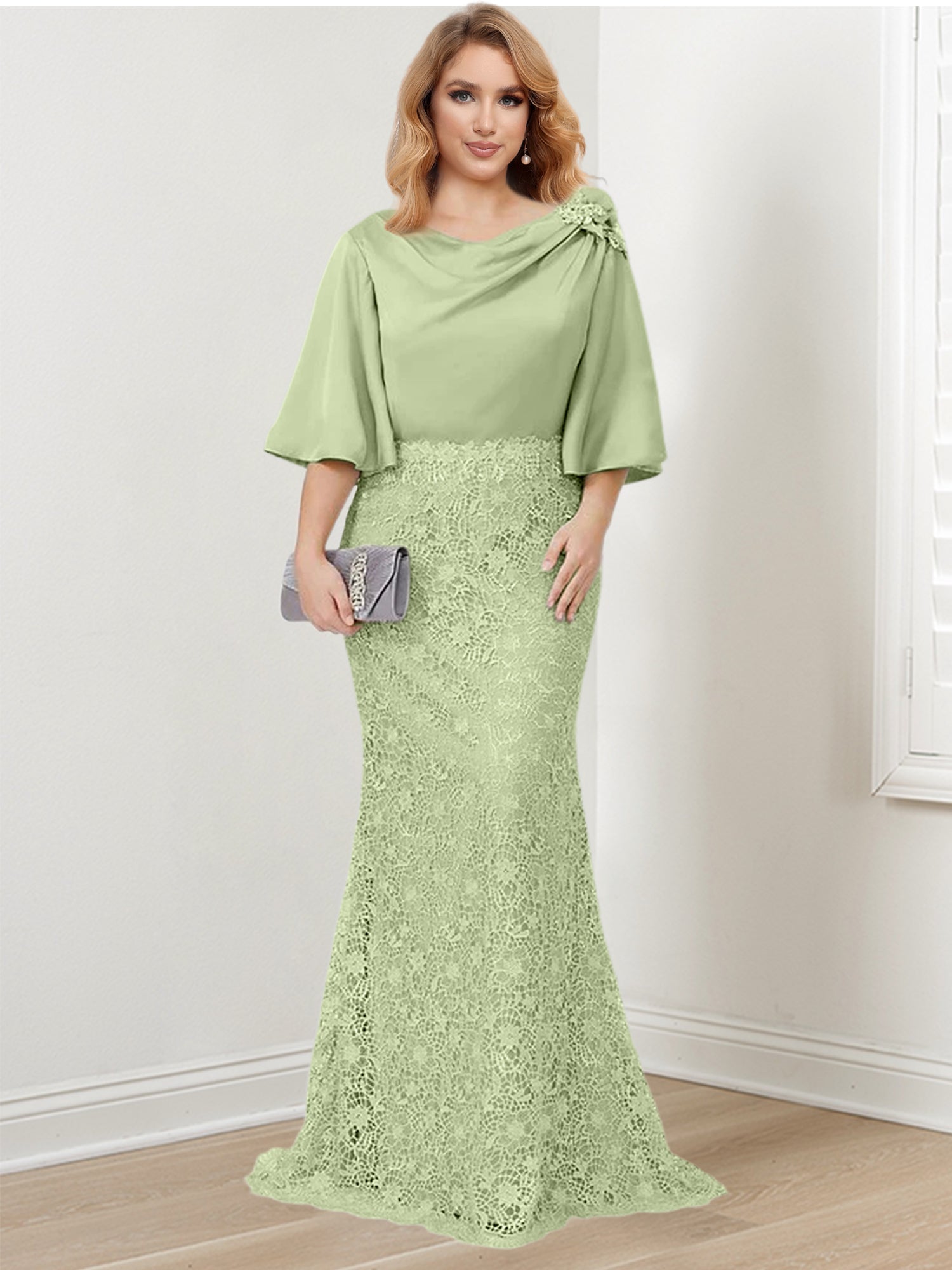 Mother of the Bride Trumpet Mermaid Dresses Featuring Applique