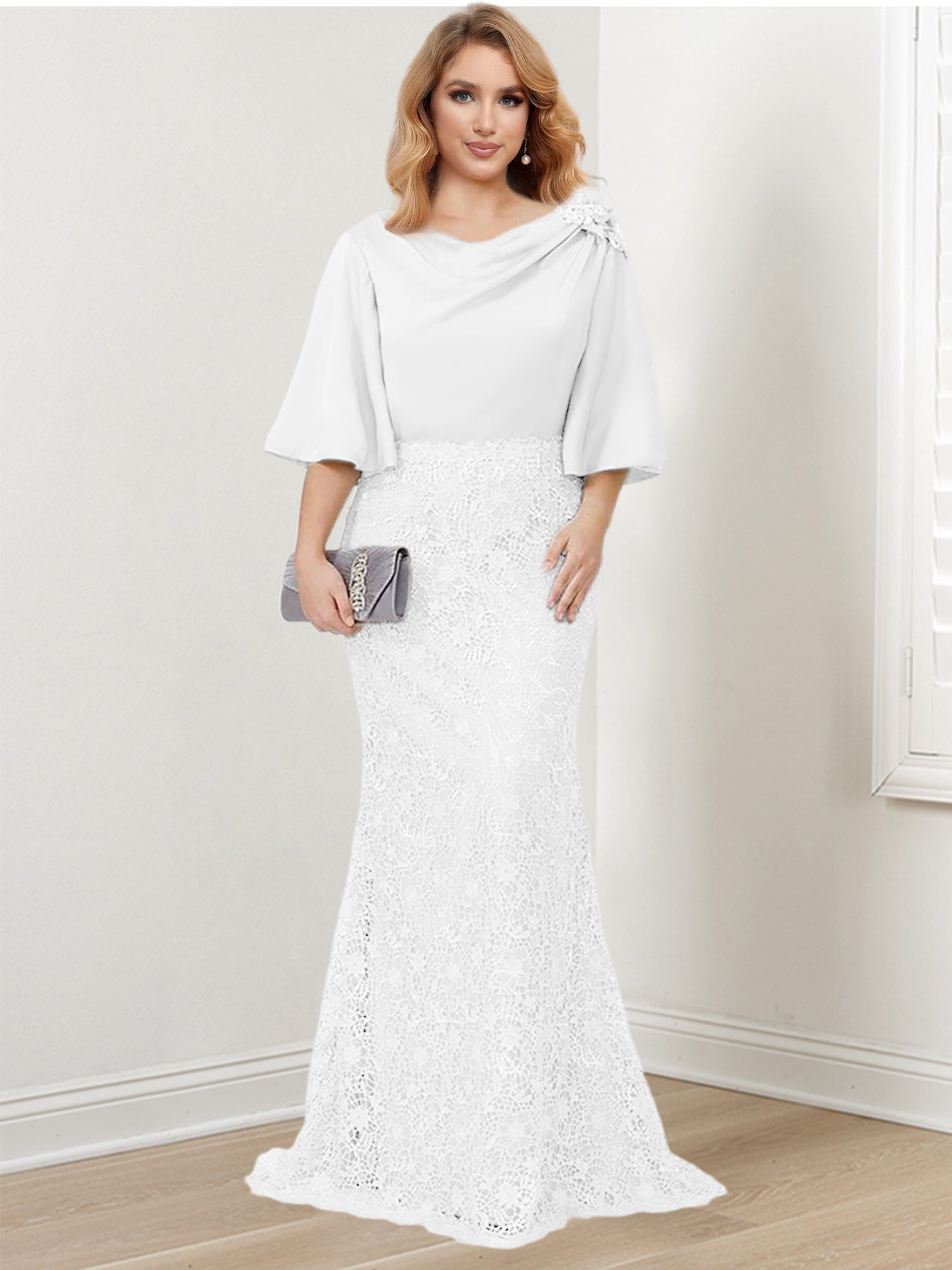 Mother of the Bride Trumpet Mermaid Dresses Featuring Applique