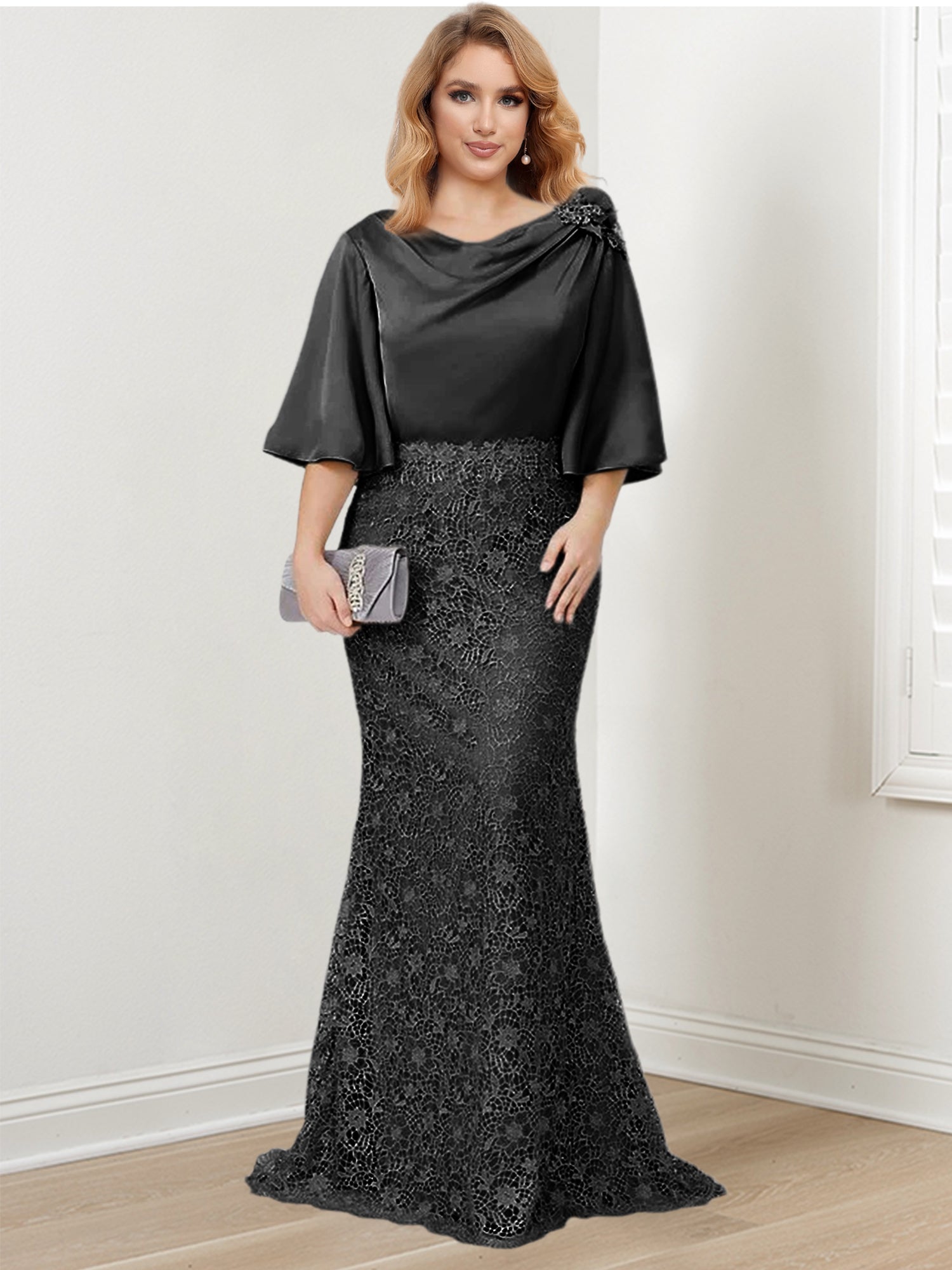 Mother of the Bride Trumpet Mermaid Dresses Featuring Applique