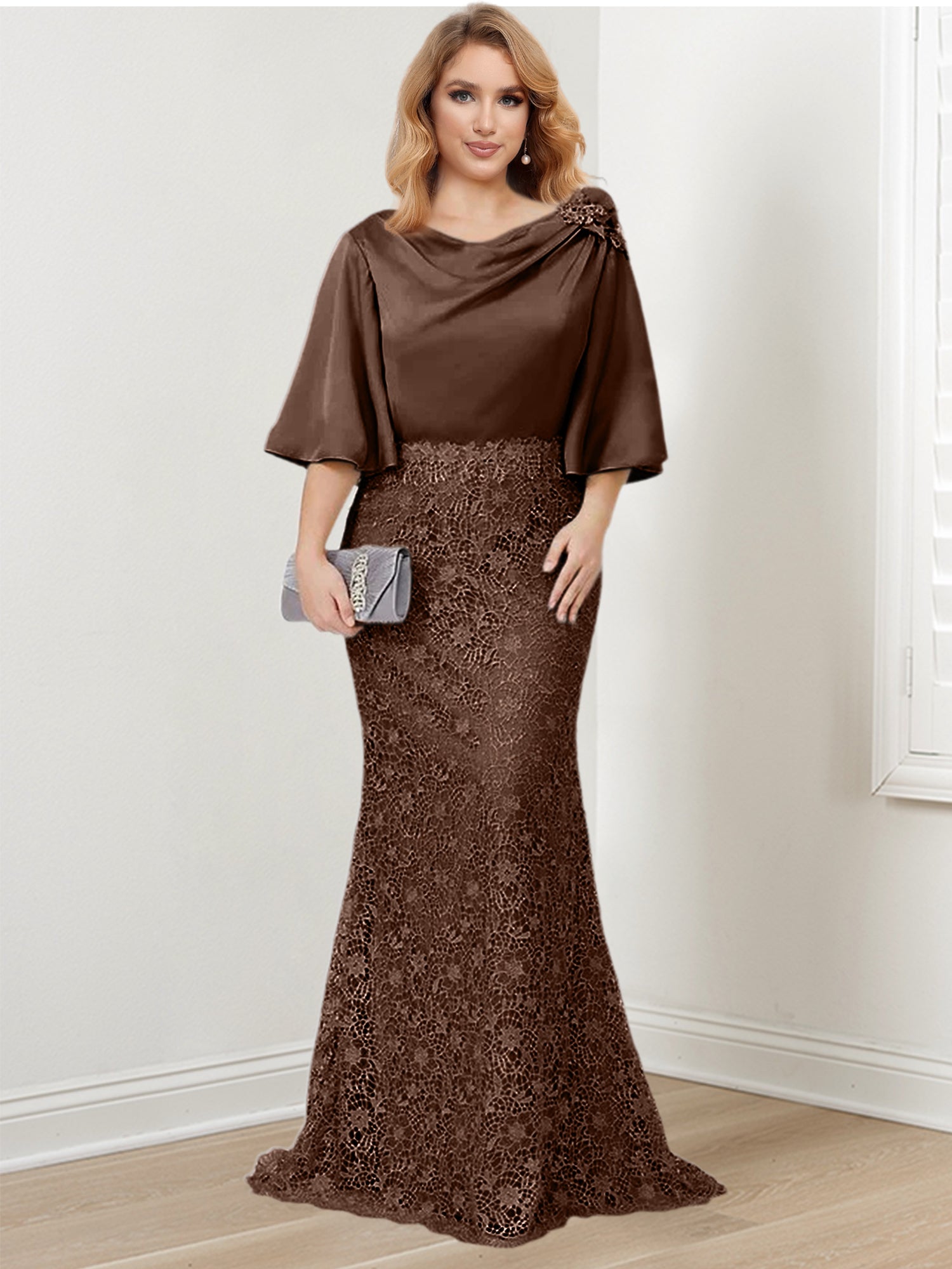 Mother of the Bride Trumpet Mermaid Dresses Featuring Applique
