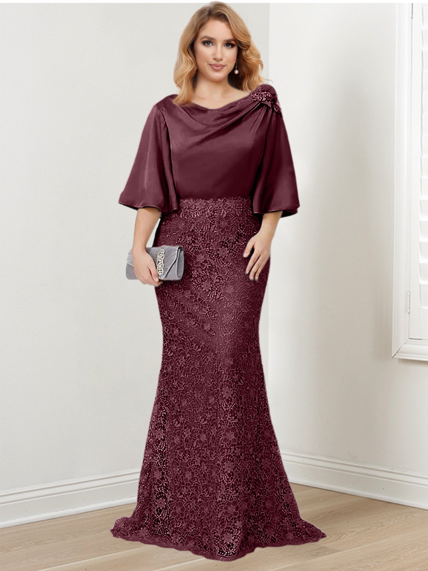 Mother of the Bride Trumpet Mermaid Dresses Featuring Applique