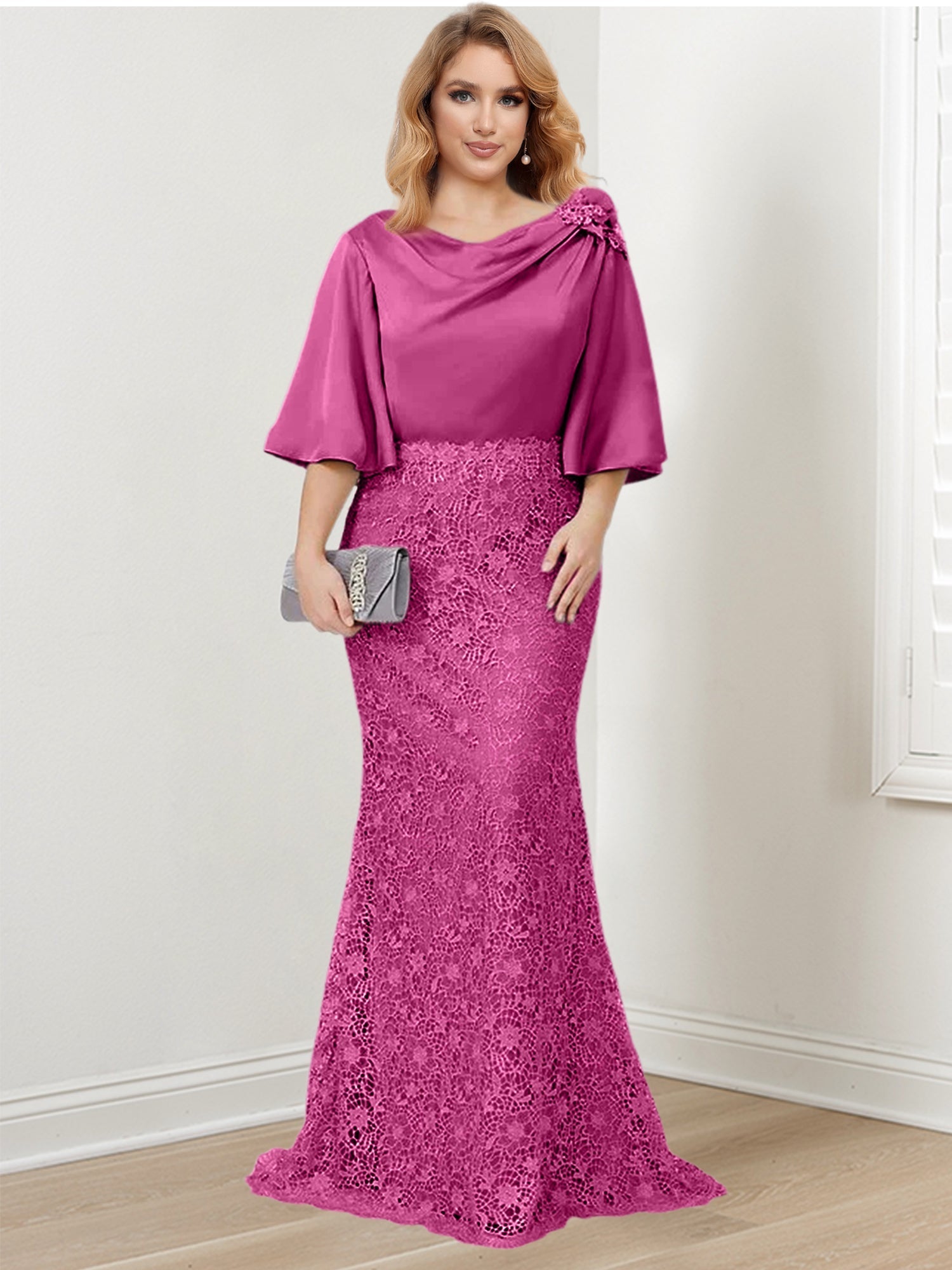 Mother of the Bride Trumpet Mermaid Dresses Featuring Applique