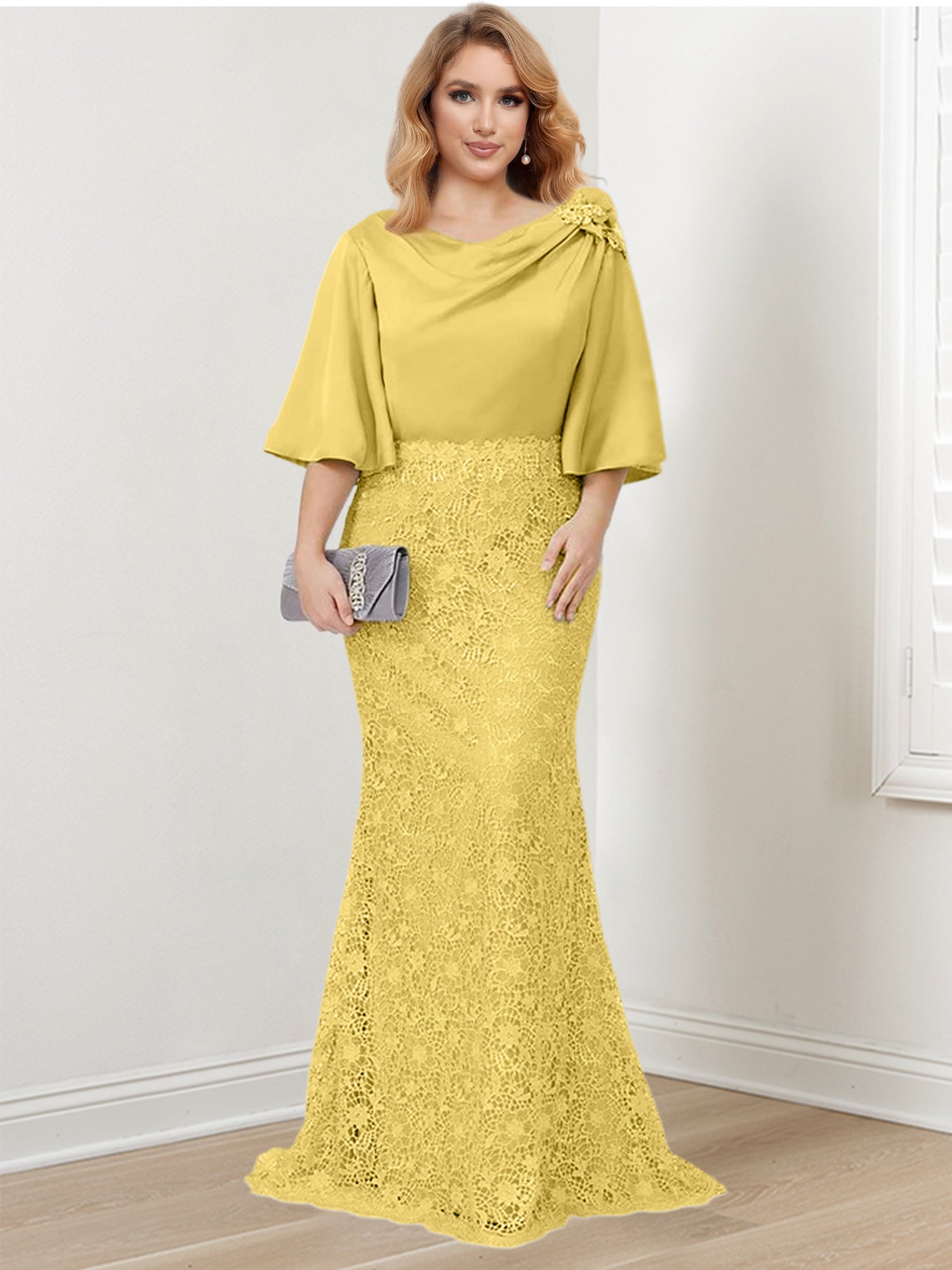 Mother of the Bride Trumpet Mermaid Dresses Featuring Applique
