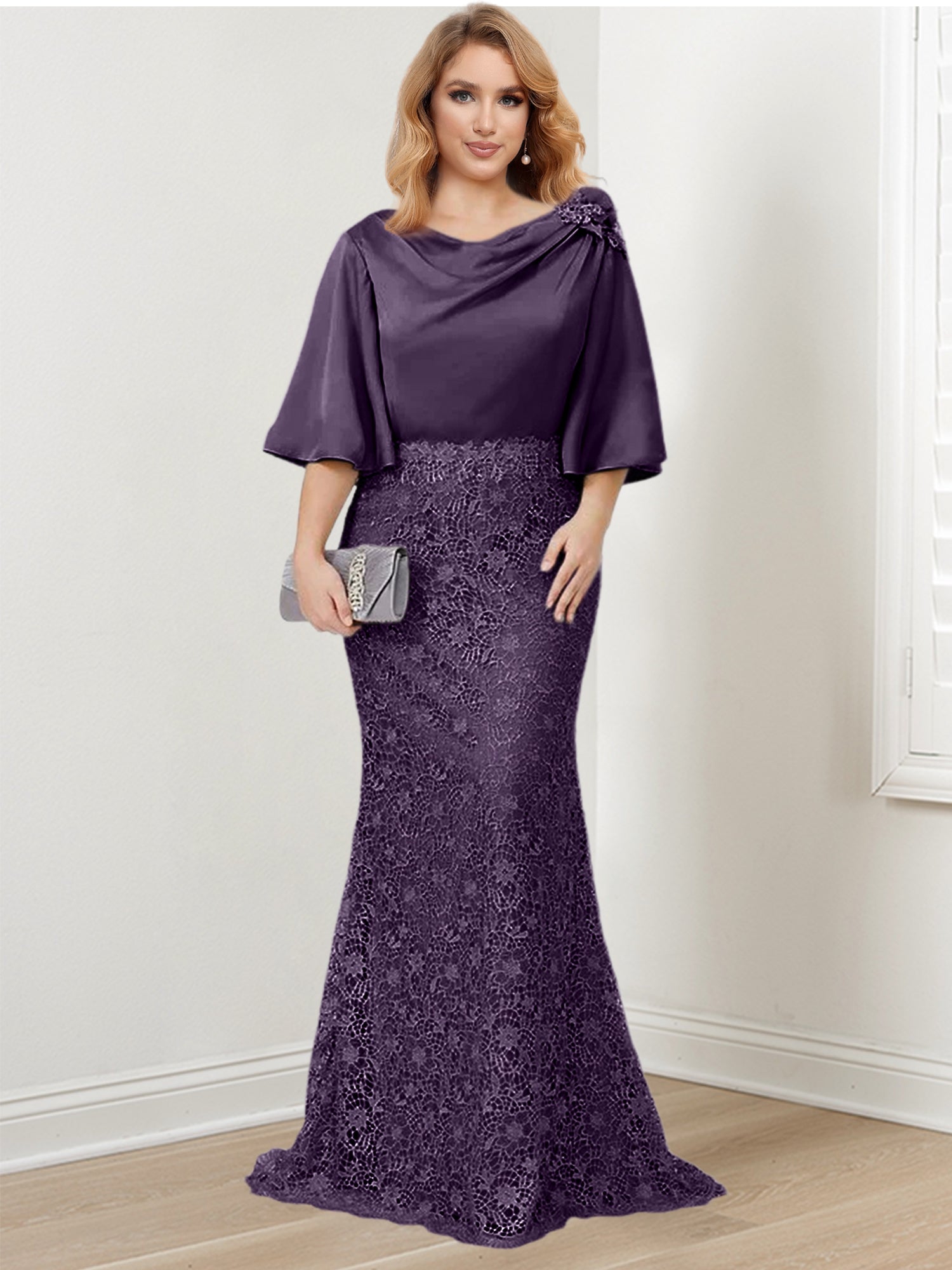 Mother of the Bride Trumpet Mermaid Dresses Featuring Applique
