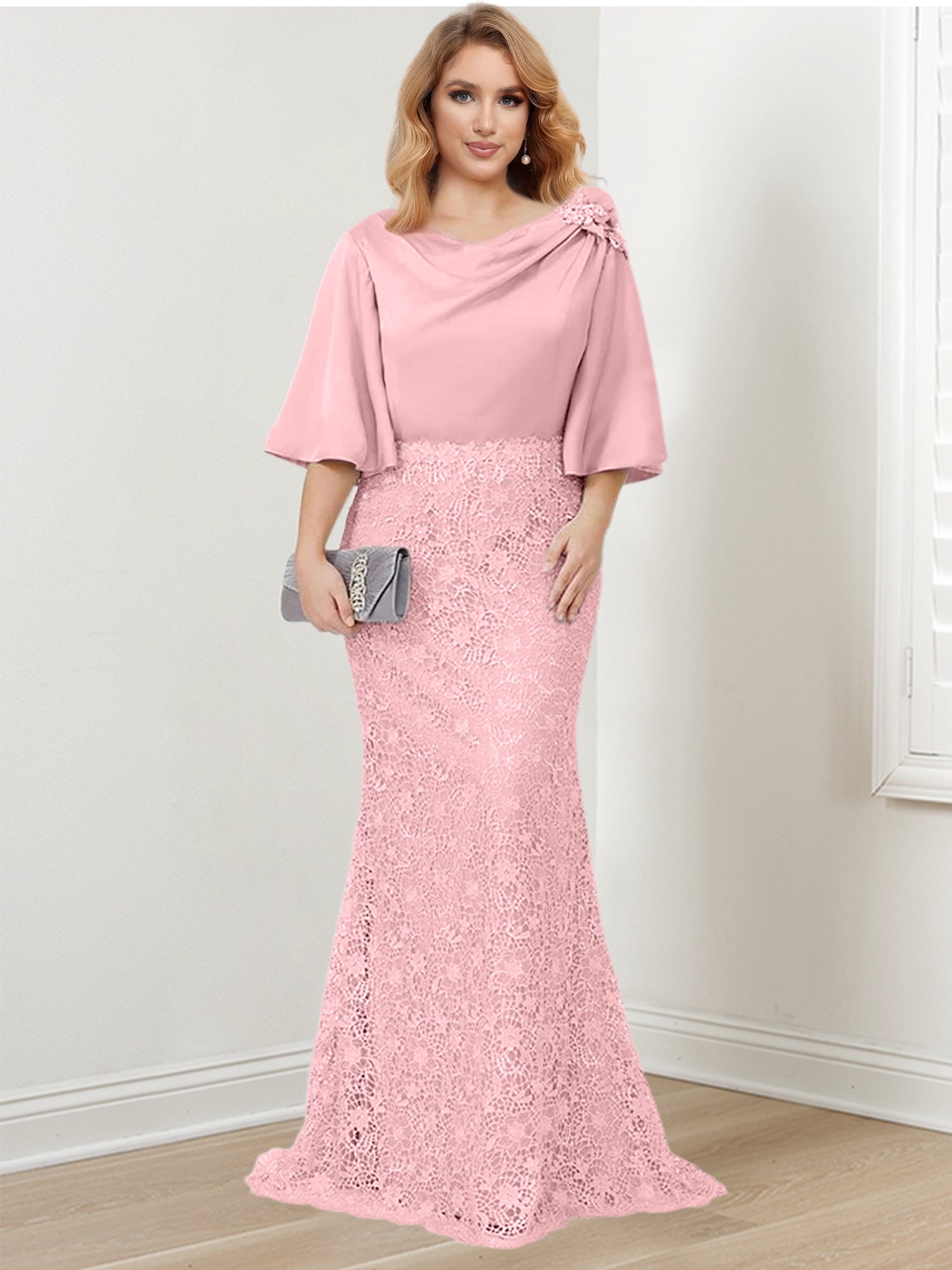 Mother of the Bride Trumpet Mermaid Dresses Featuring Applique