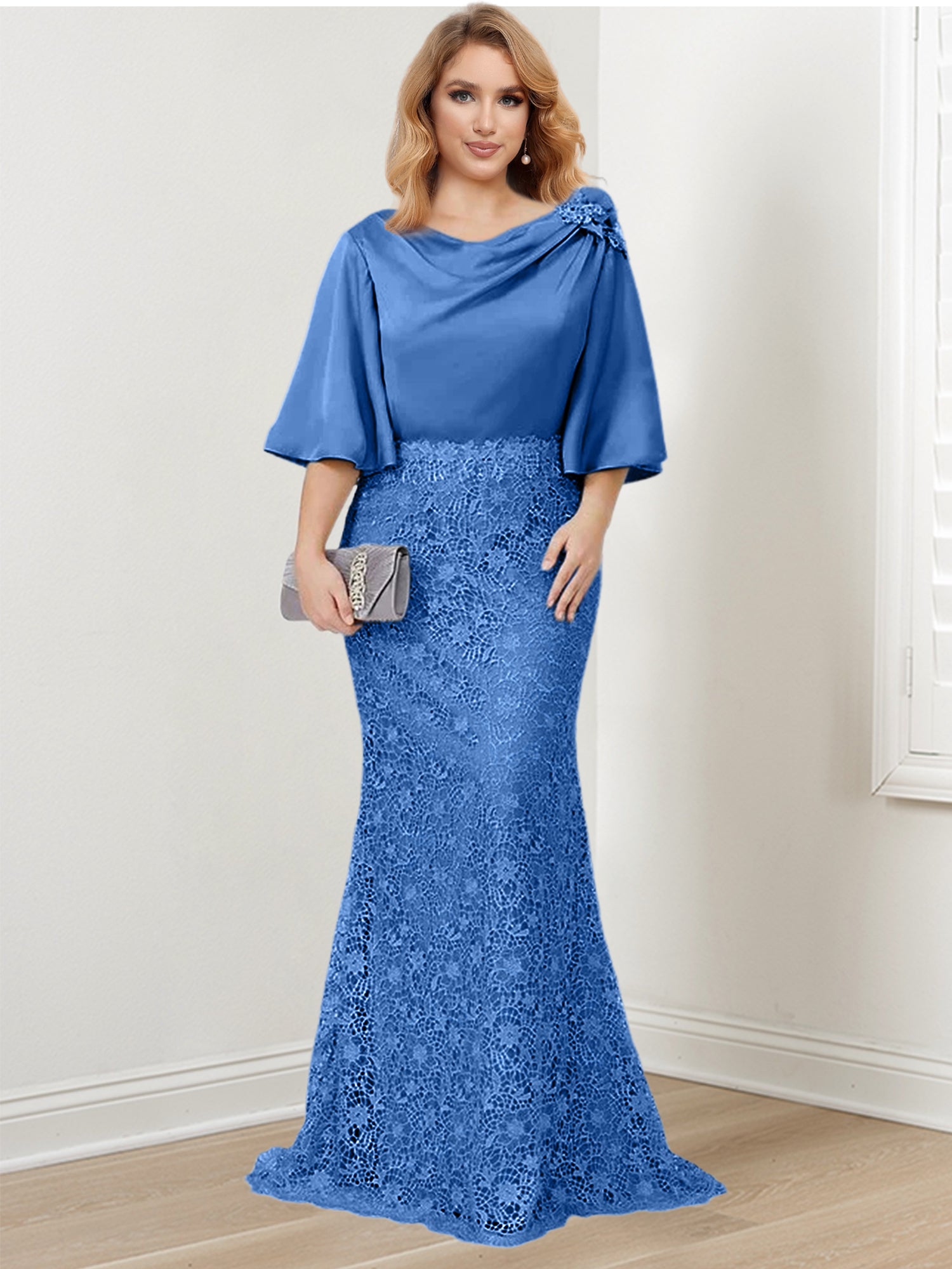 Mother of the Bride Trumpet Mermaid Dresses Featuring Applique