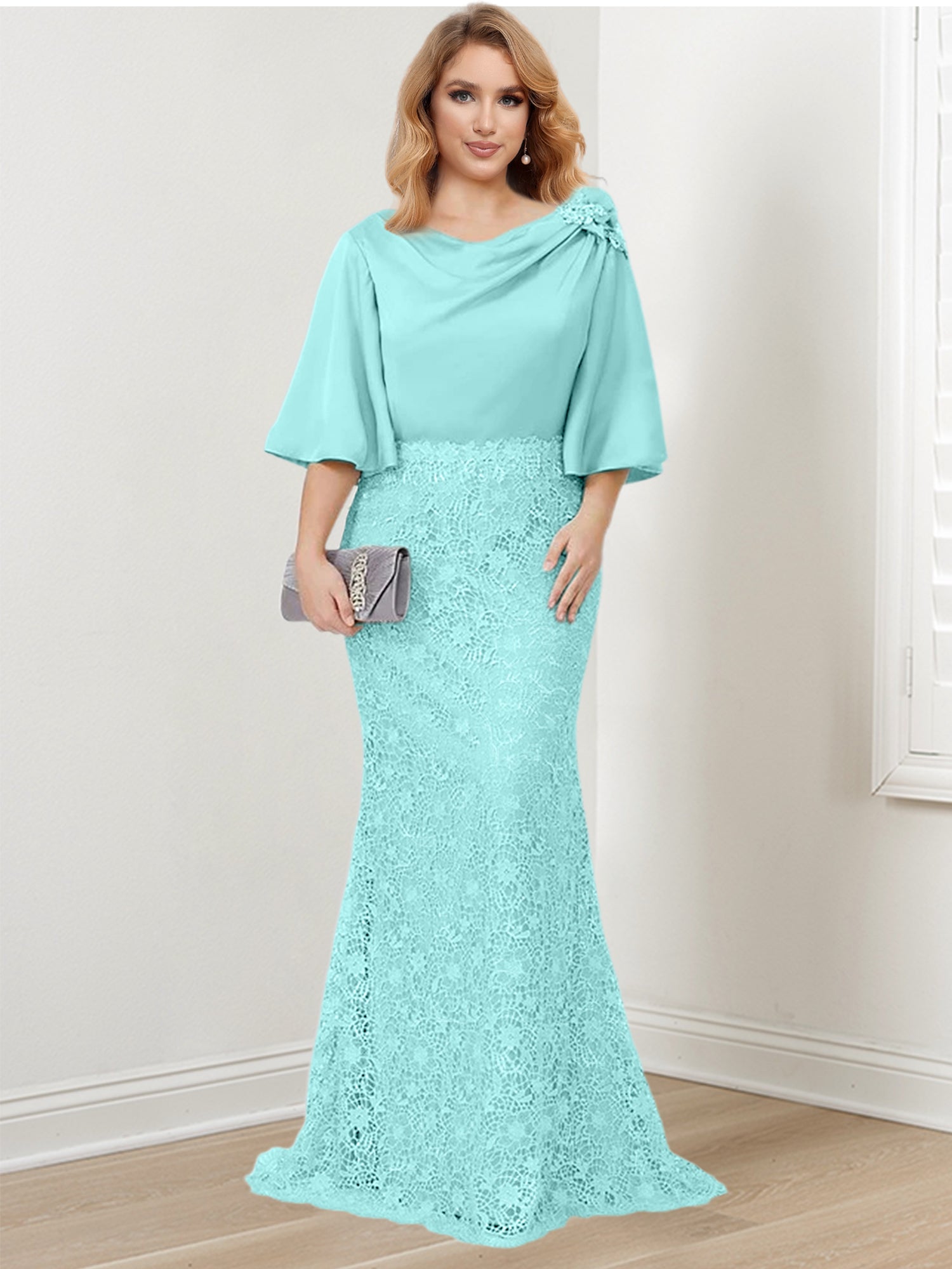 Mother of the Bride Trumpet Mermaid Dresses Featuring Applique