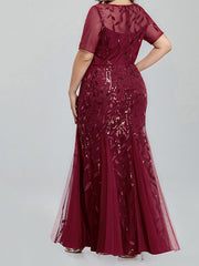 Mother of the Bride Trumpet Mermaid Dresses Featuring Applique
