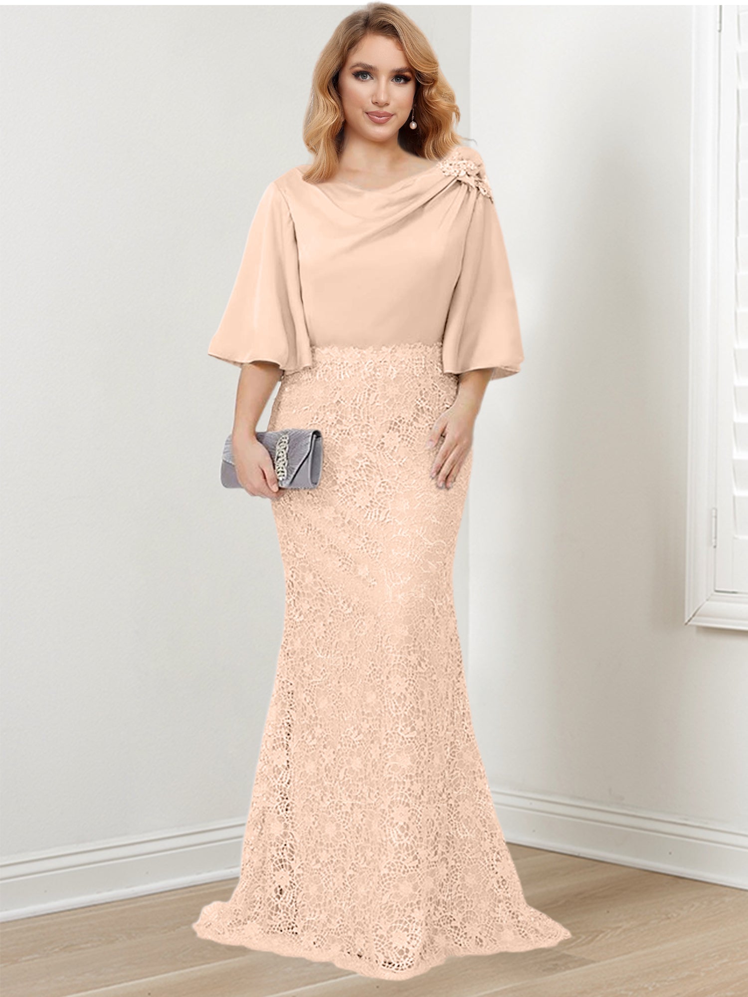Mother of the Bride Trumpet Mermaid Dresses Featuring Applique