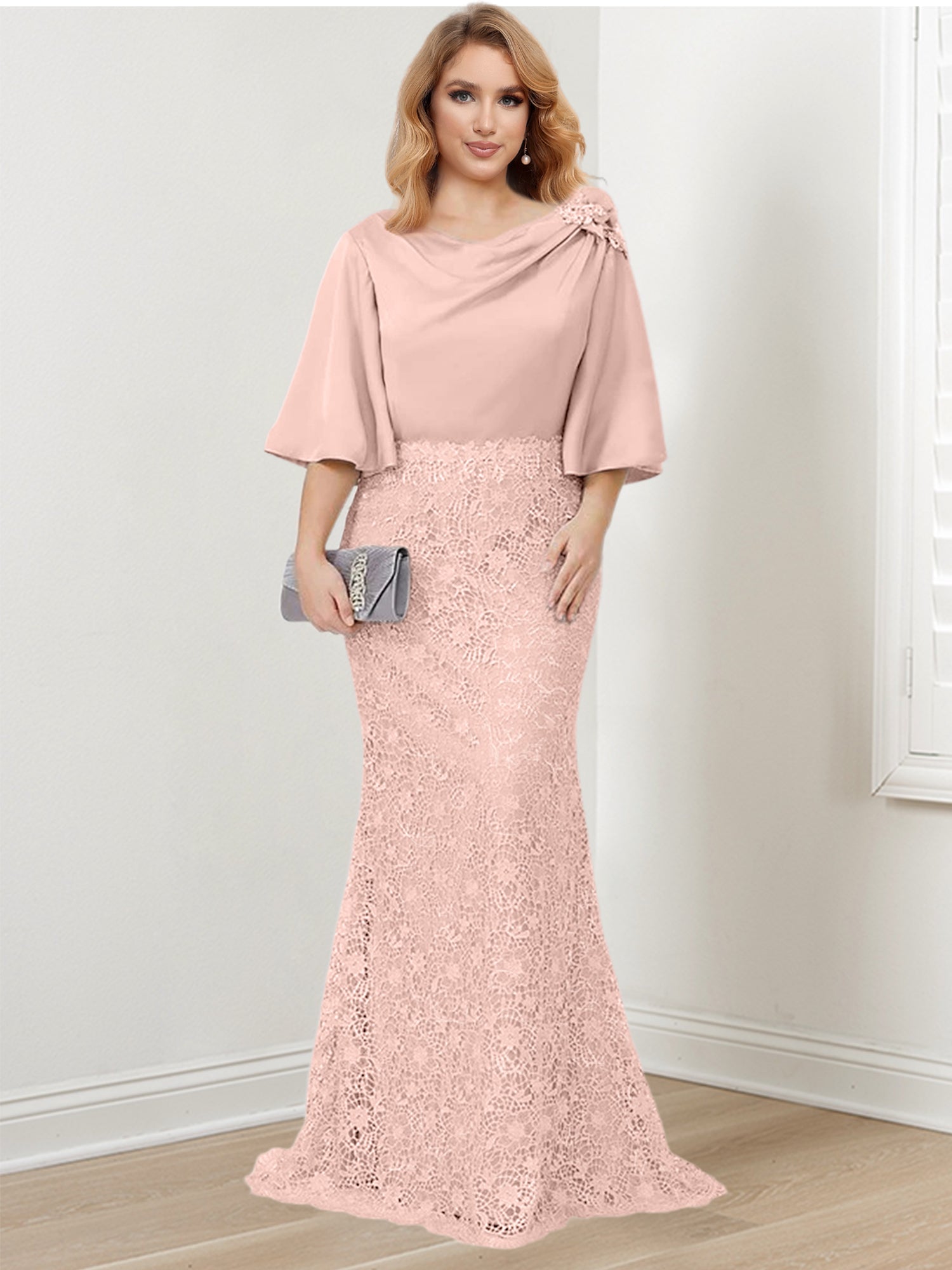 Mother of the Bride Trumpet Mermaid Dresses Featuring Applique