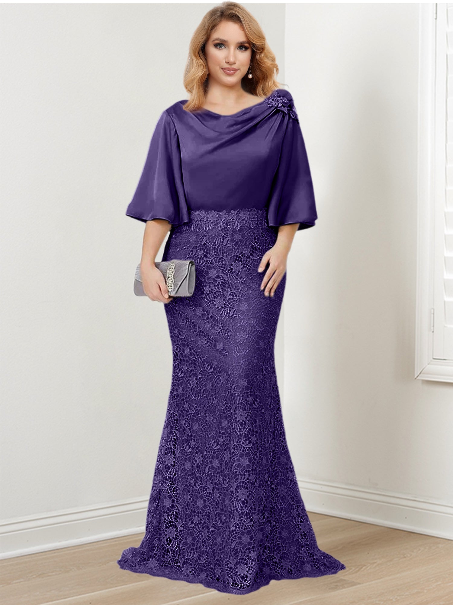 Mother of the Bride Trumpet Mermaid Dresses Featuring Applique