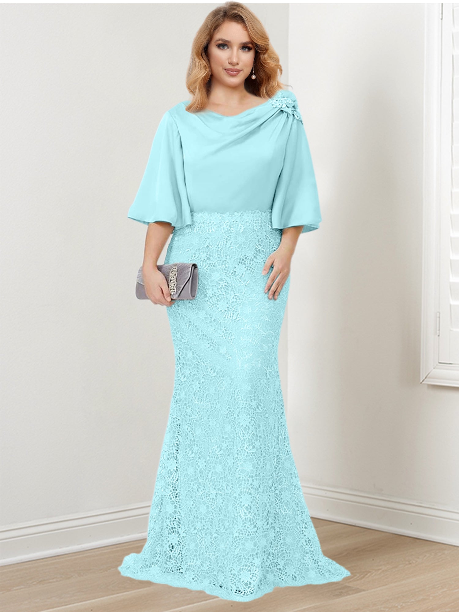Mother of the Bride Trumpet Mermaid Dresses Featuring Applique