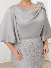 Mother of the Bride Trumpet Mermaid Dresses Featuring Applique