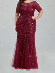 Mother of the Bride Trumpet Mermaid Dresses Featuring Applique