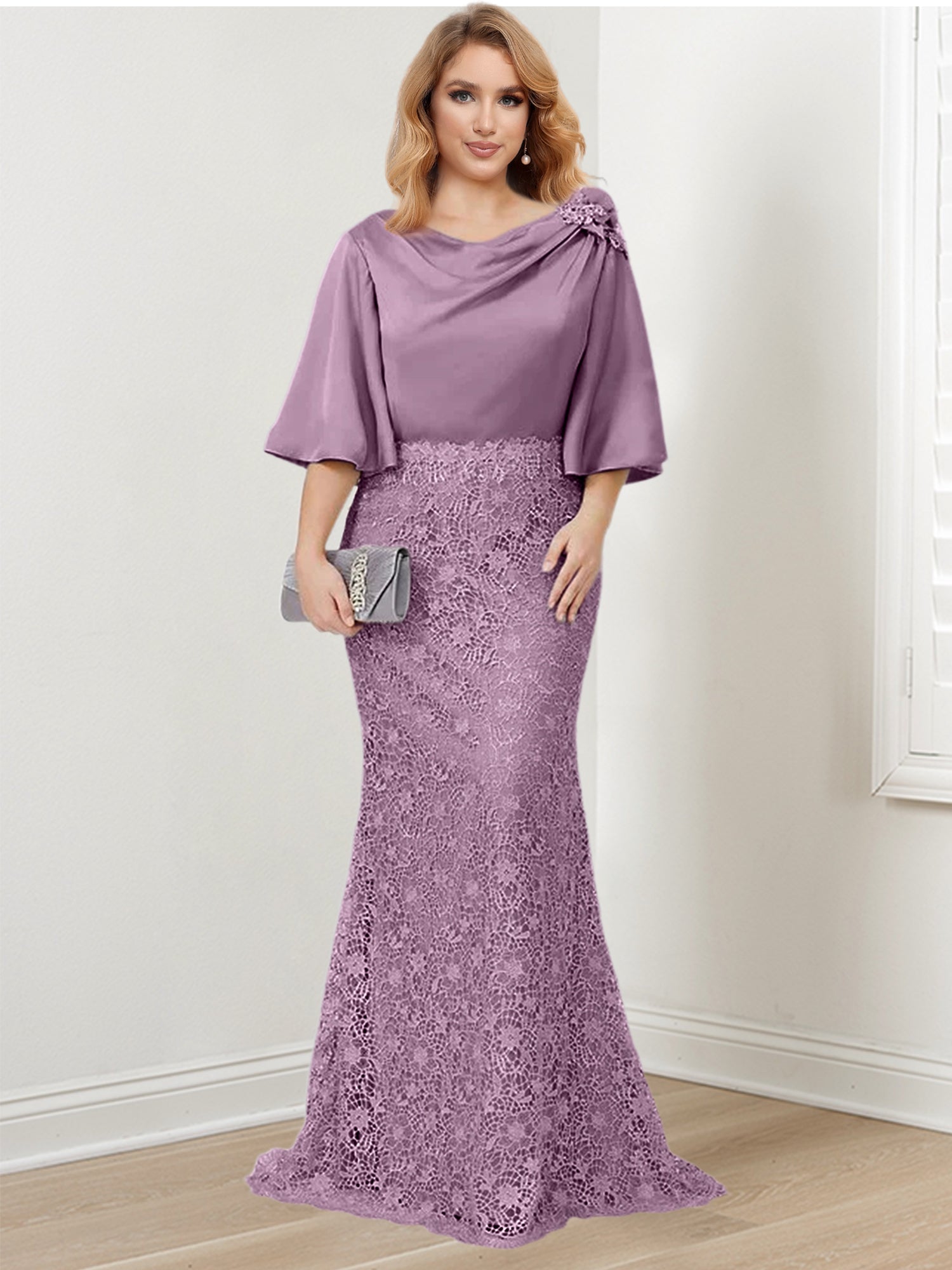 Mother of the Bride Trumpet Mermaid Dresses Featuring Applique