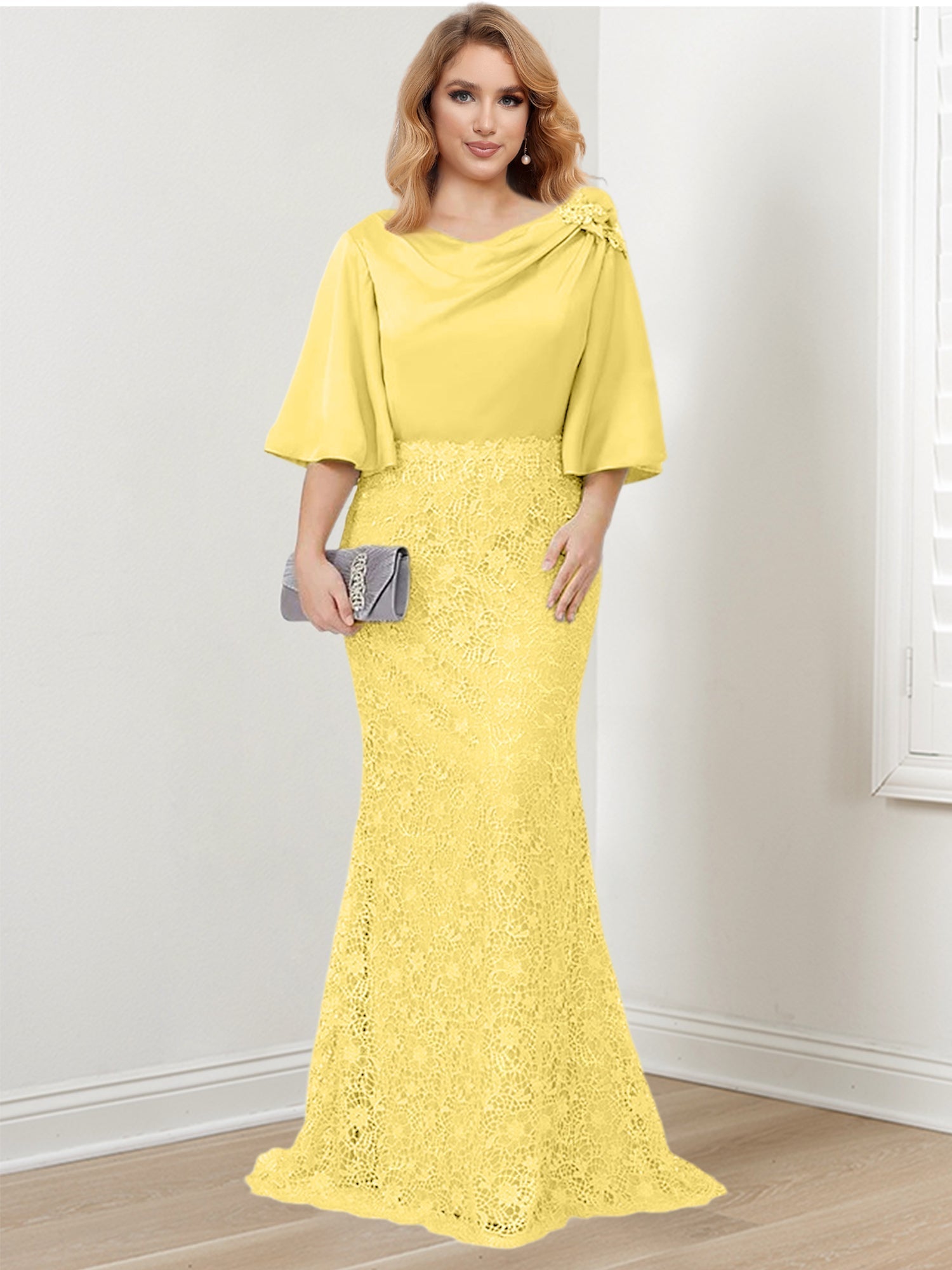 Mother of the Bride Trumpet Mermaid Dresses Featuring Applique