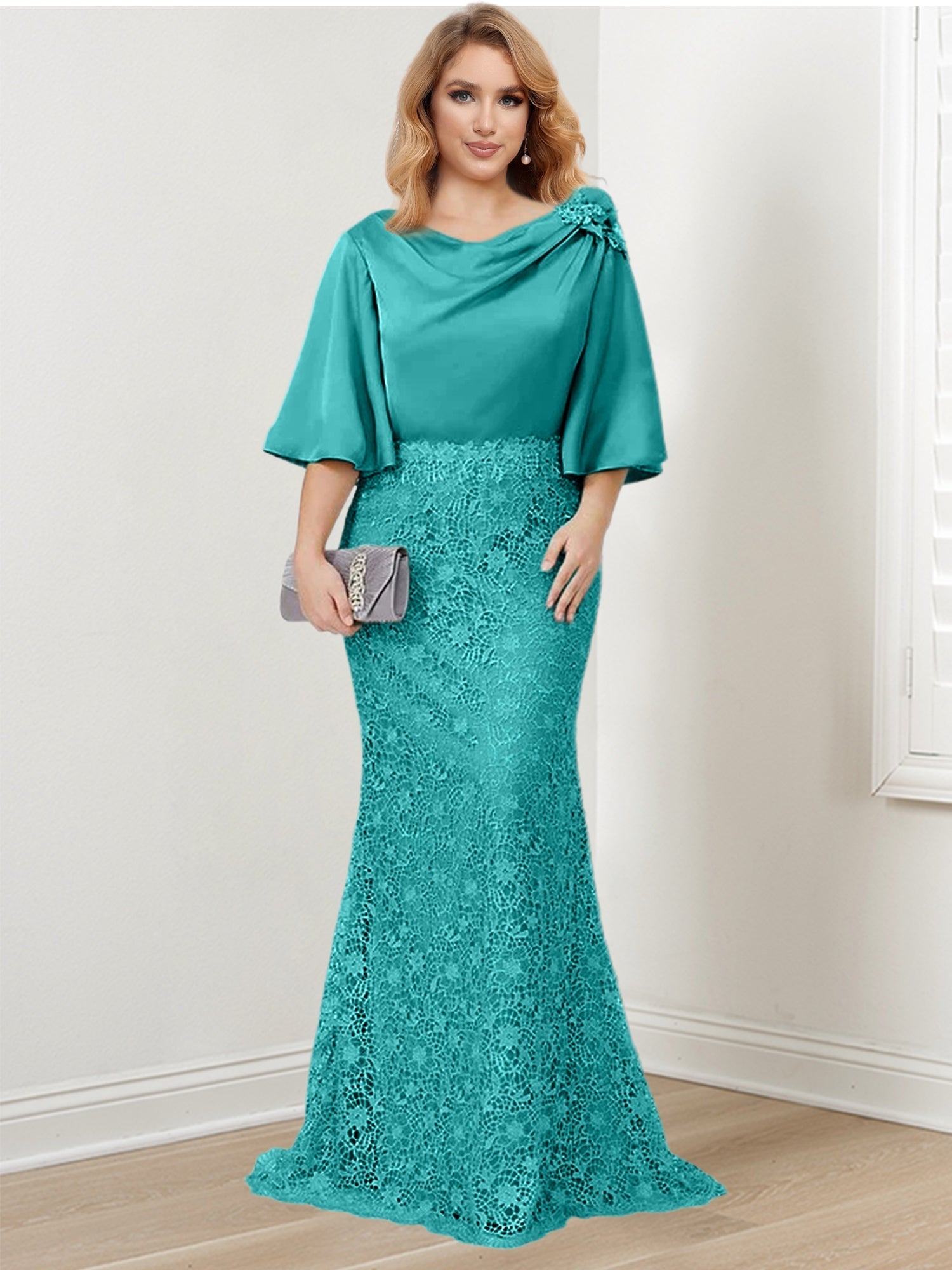 Mother of the Bride Trumpet Mermaid Dresses Featuring Applique