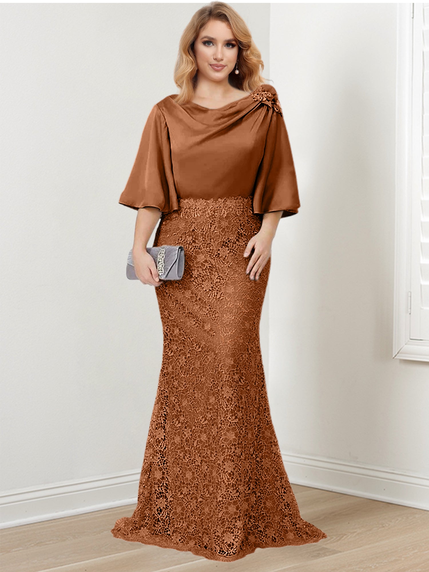 Mother of the Bride Trumpet Mermaid Dresses Featuring Applique
