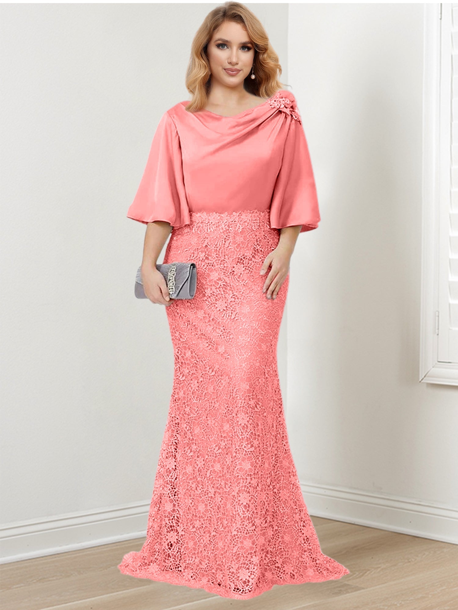 Mother of the Bride Trumpet Mermaid Dresses Featuring Applique
