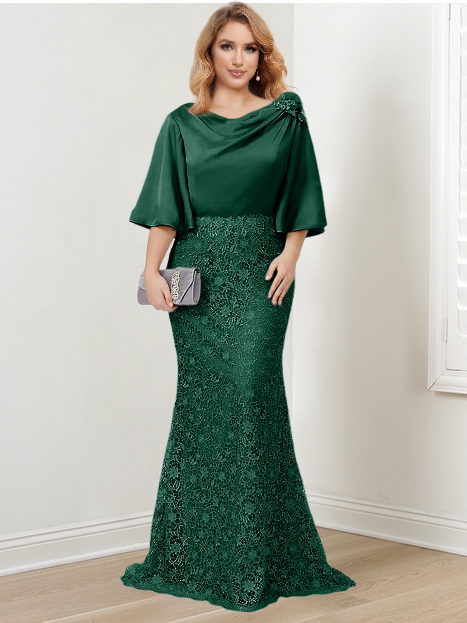 Mother of the Bride Trumpet Mermaid Dresses Featuring Applique