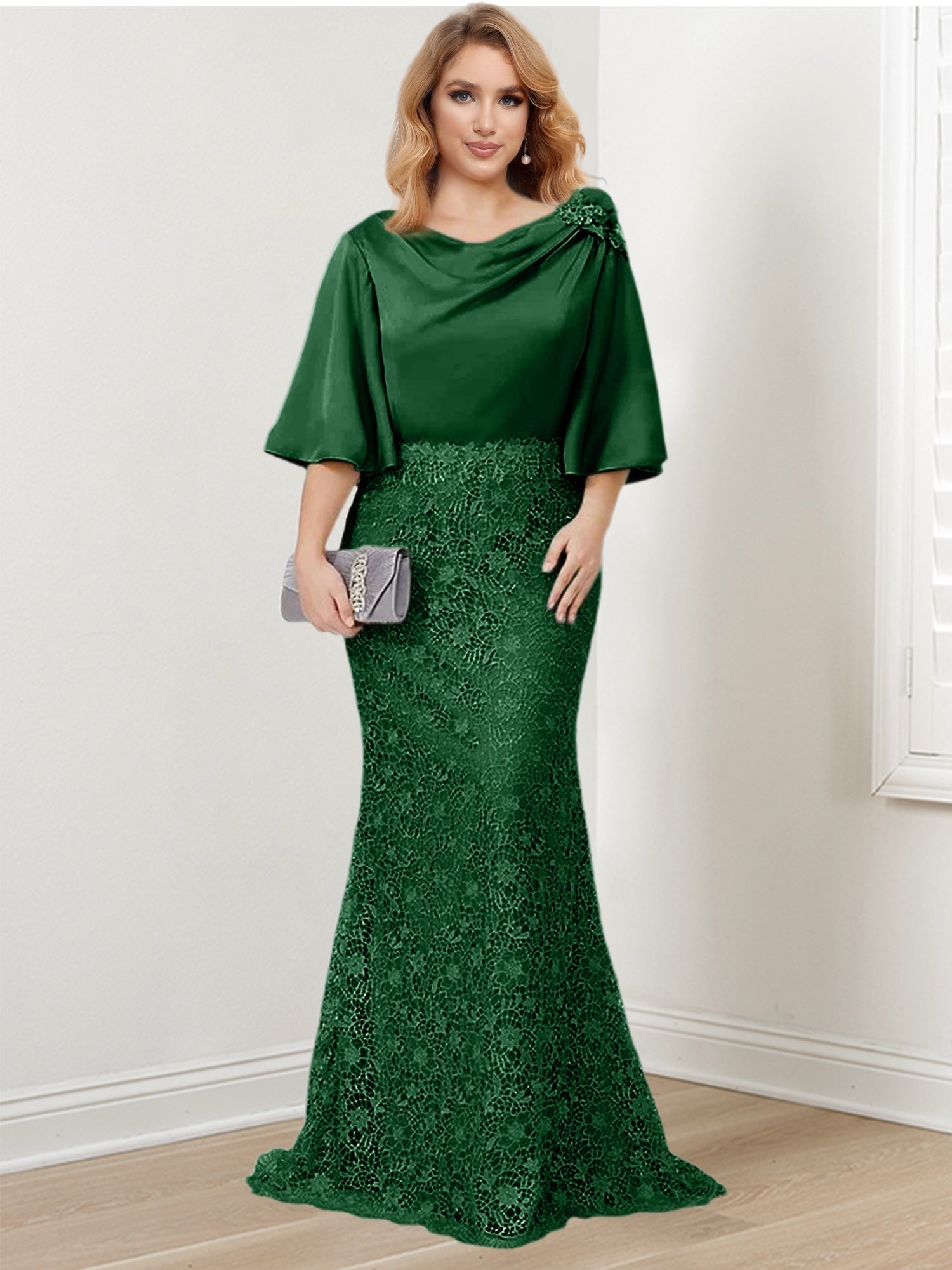 Mother of the Bride Trumpet Mermaid Dresses Featuring Applique