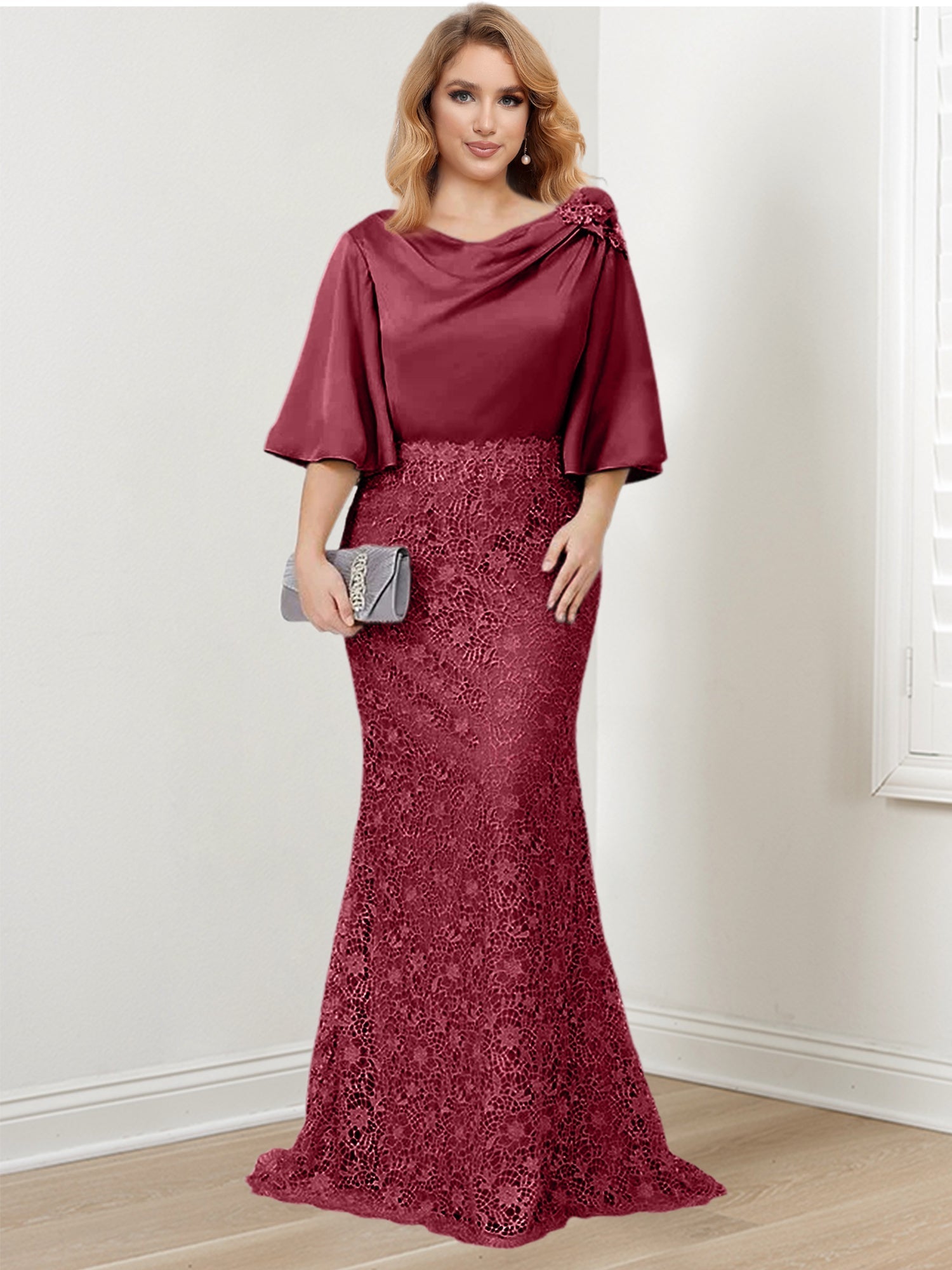 Mother of the Bride Trumpet Mermaid Dresses Featuring Applique