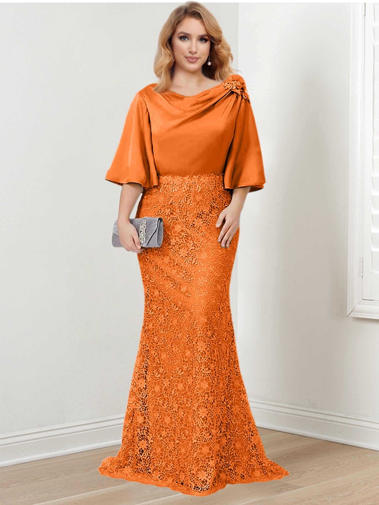 Mother of the Bride Trumpet Mermaid Dresses Featuring Applique
