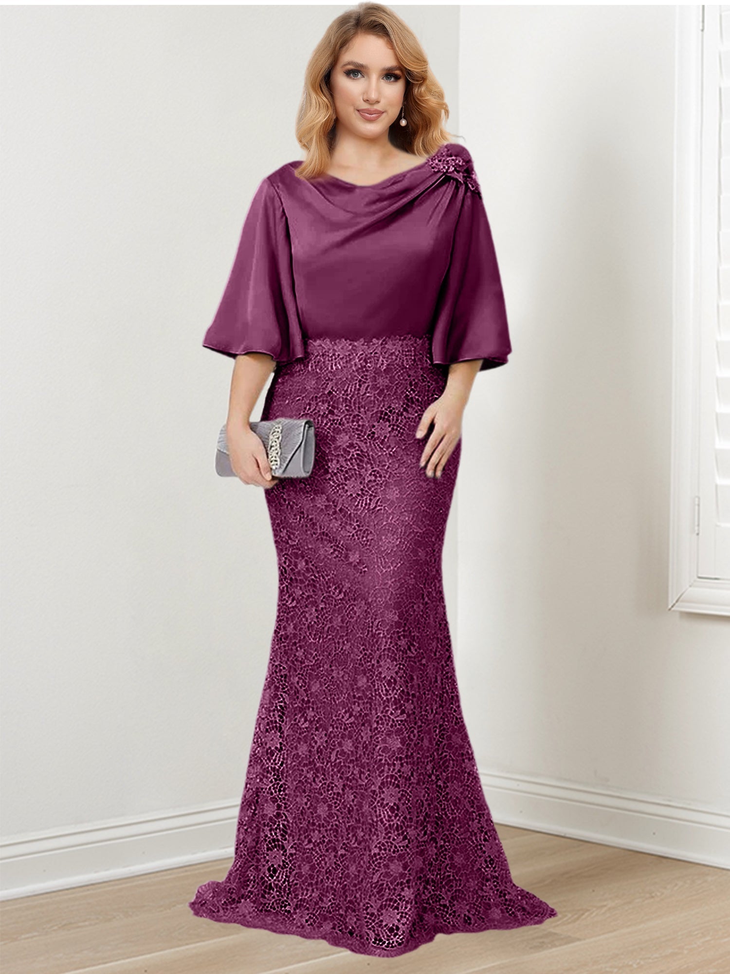 Mother of the Bride Trumpet Mermaid Dresses Featuring Applique
