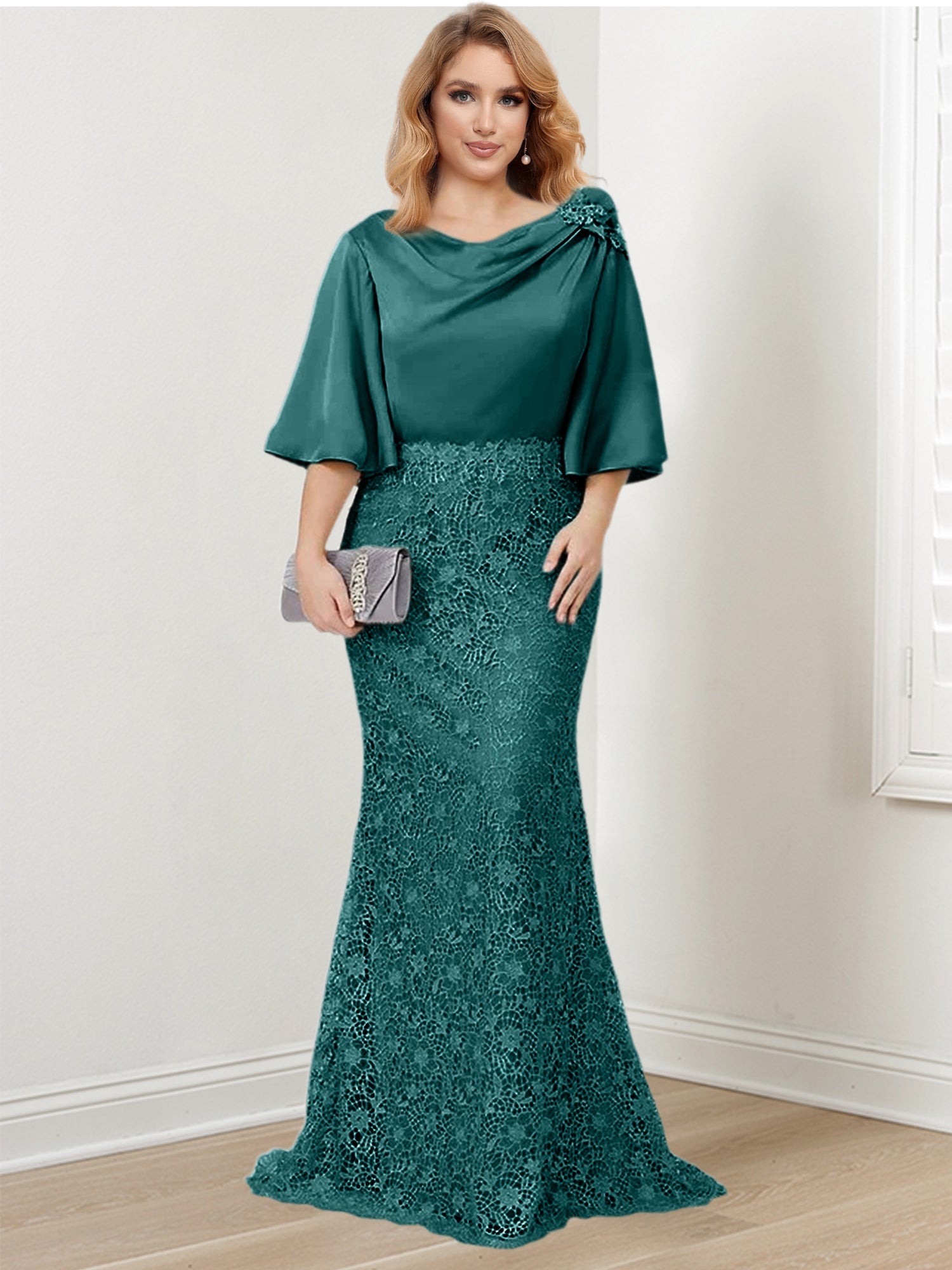Mother of the Bride Trumpet Mermaid Dresses Featuring Applique