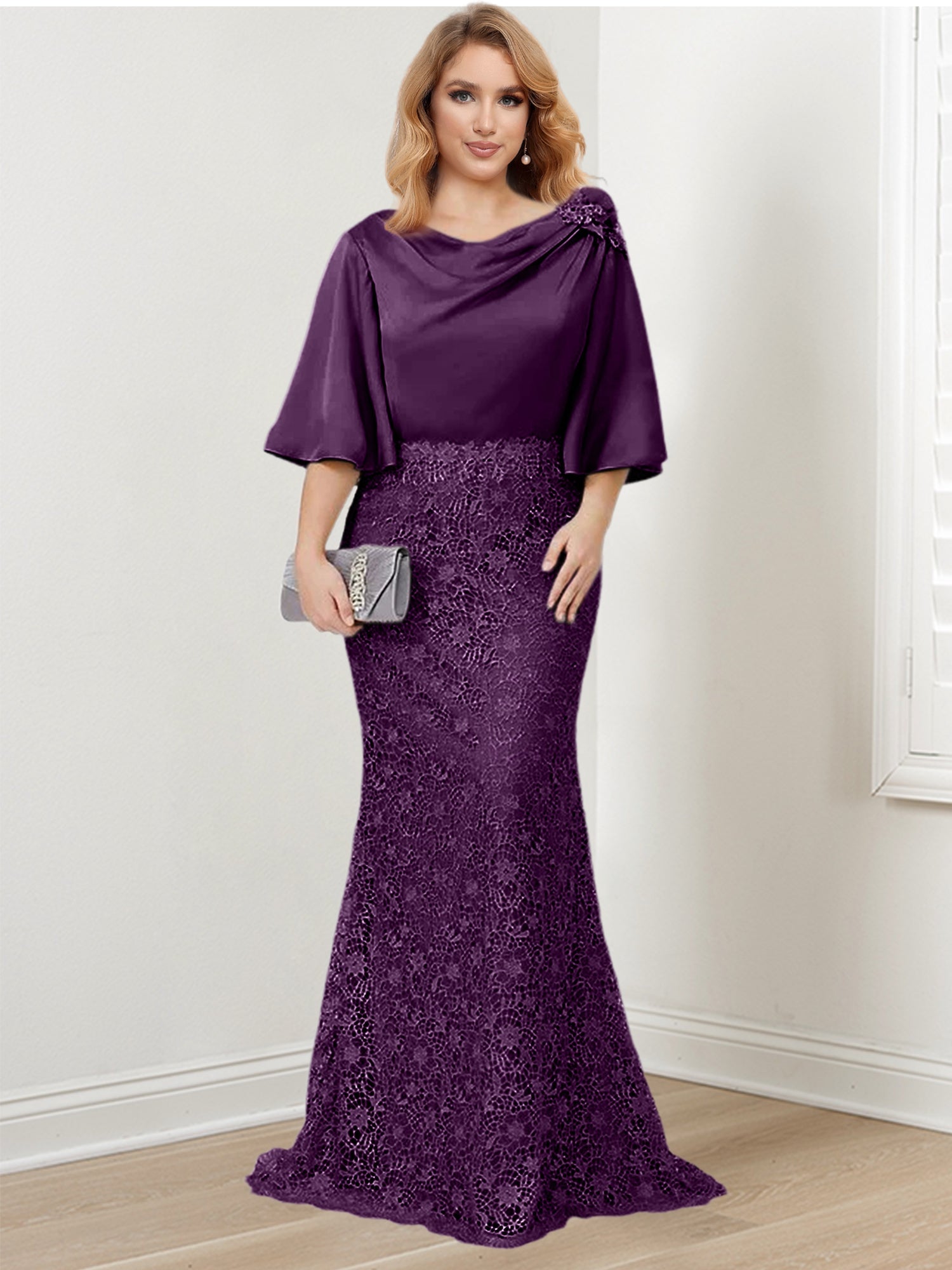 Mother of the Bride Trumpet Mermaid Dresses Featuring Applique