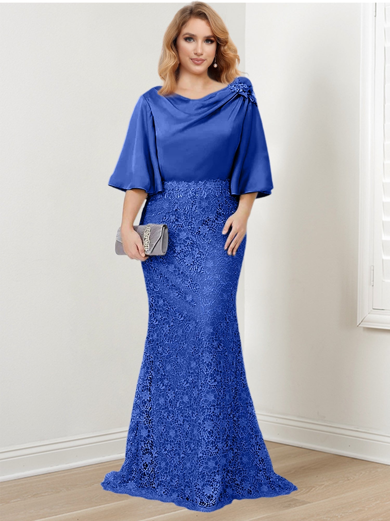 Mother of the Bride Trumpet Mermaid Dresses Featuring Applique