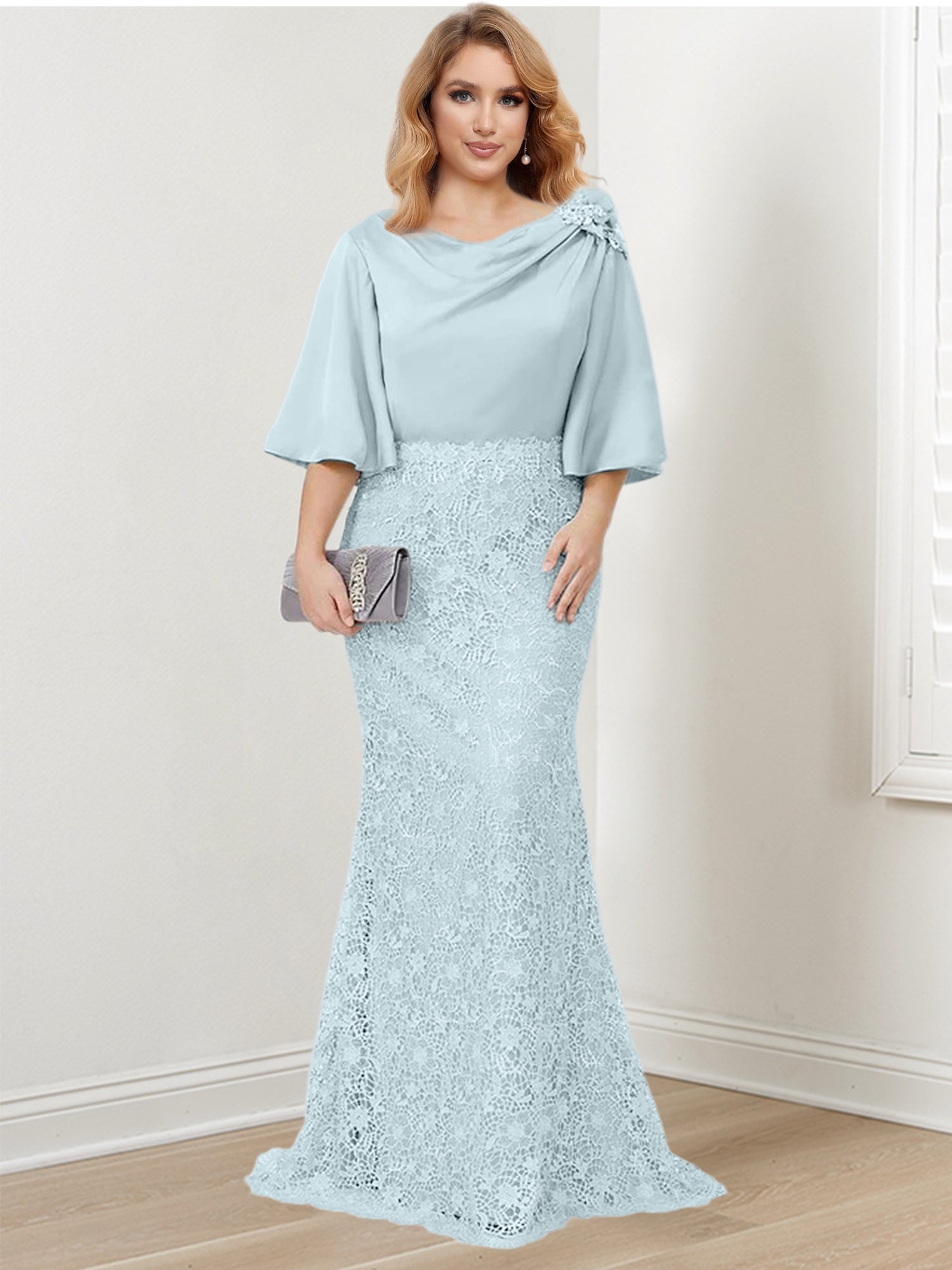 Mother of the Bride Trumpet Mermaid Dresses Featuring Applique