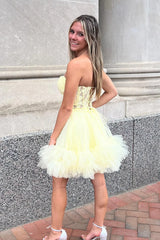 Navy Homecoming Dress Beaded A Line Short Cocktail Dresses with Appliques