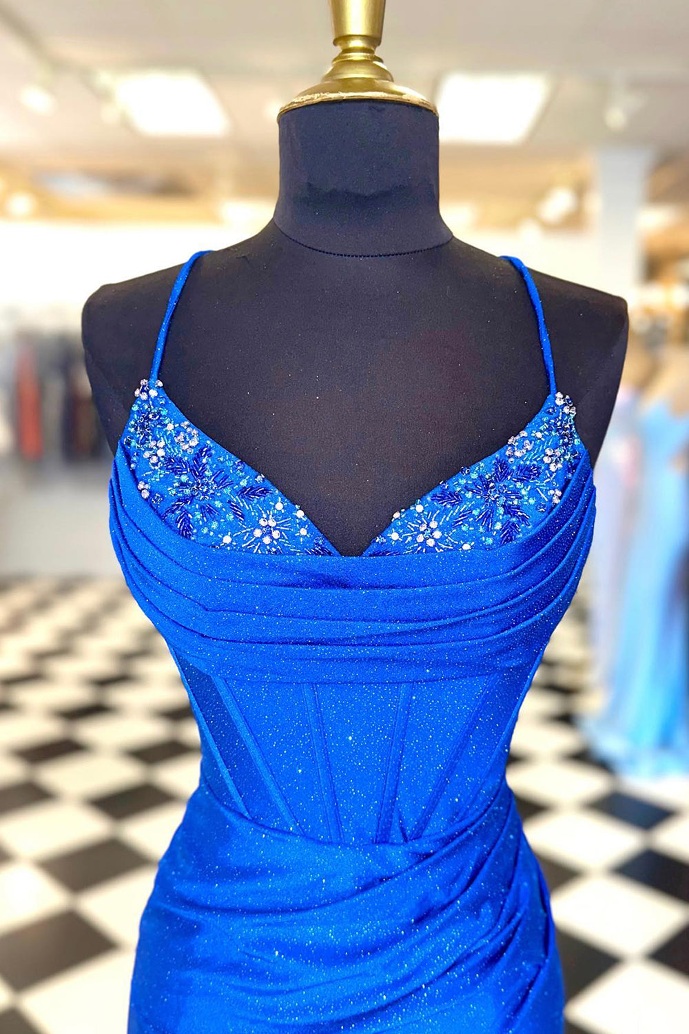 Navy Homecoming Dress Beaded Corset Tight Short Cocktail Dresses